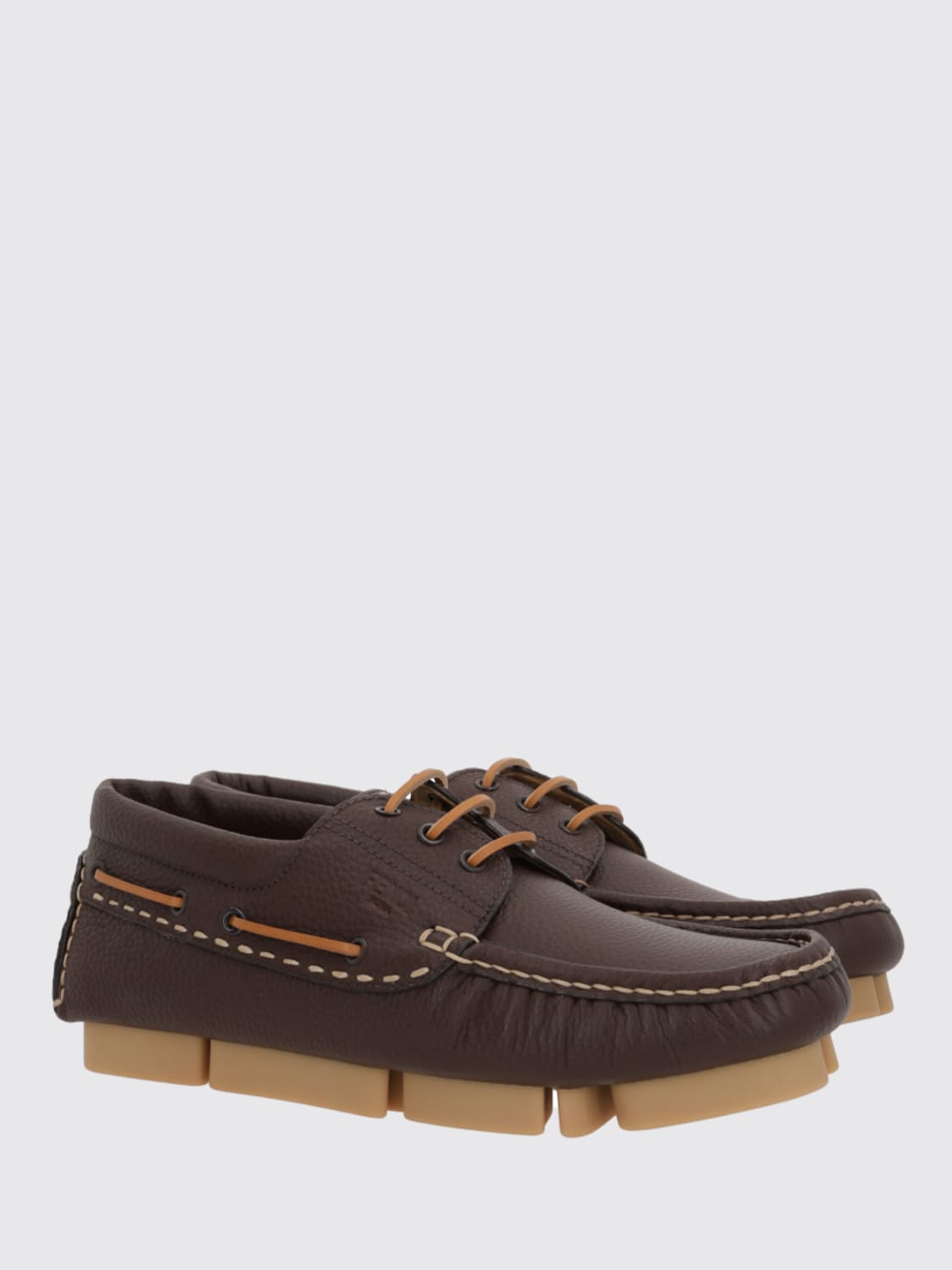 FENDI BROGUE SHOES: Shoes men Fendi, Brown - Img 2