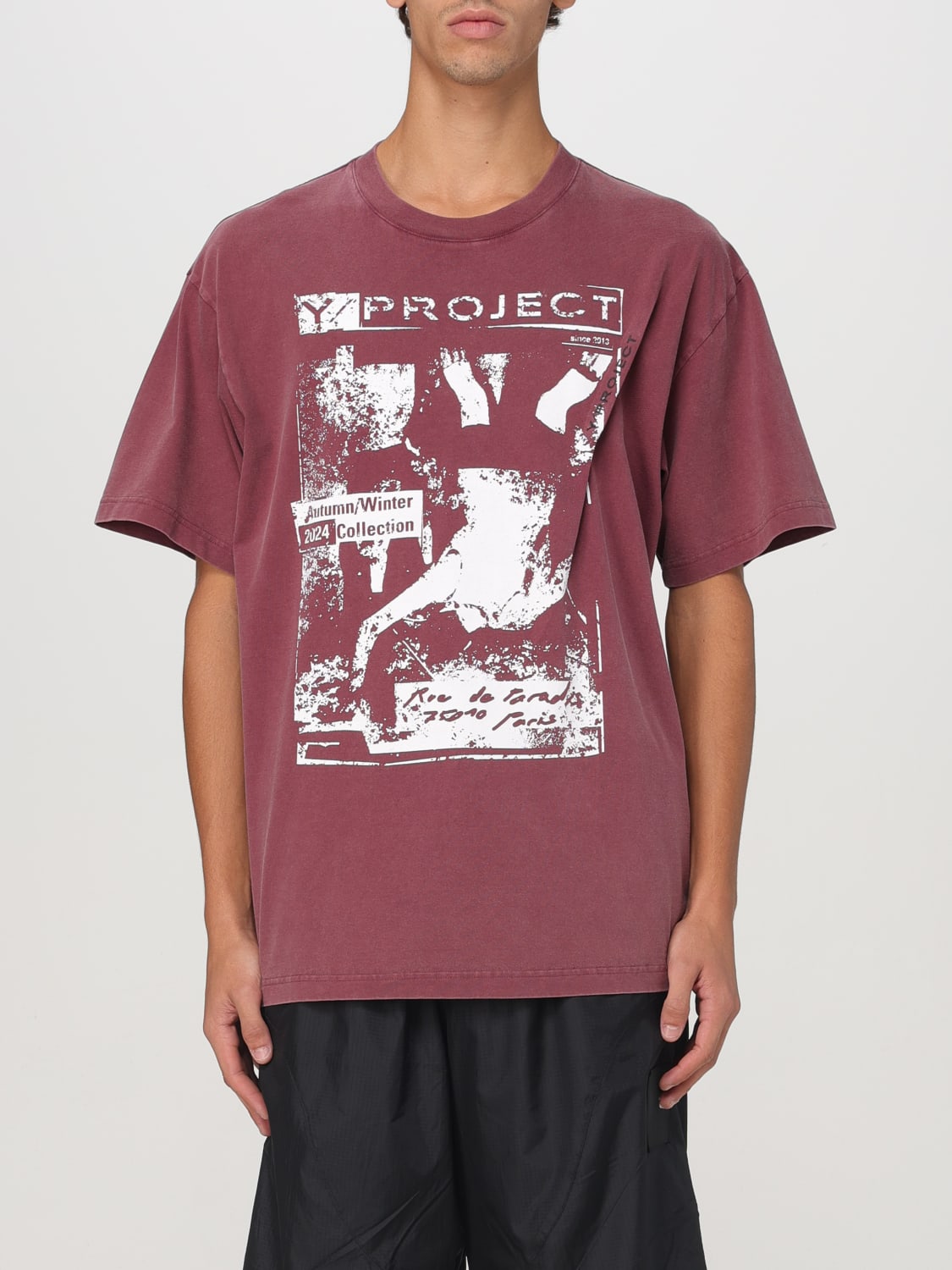 Y/PROJECT T-SHIRT: T-shirt men Y/project, Violet - Img 1