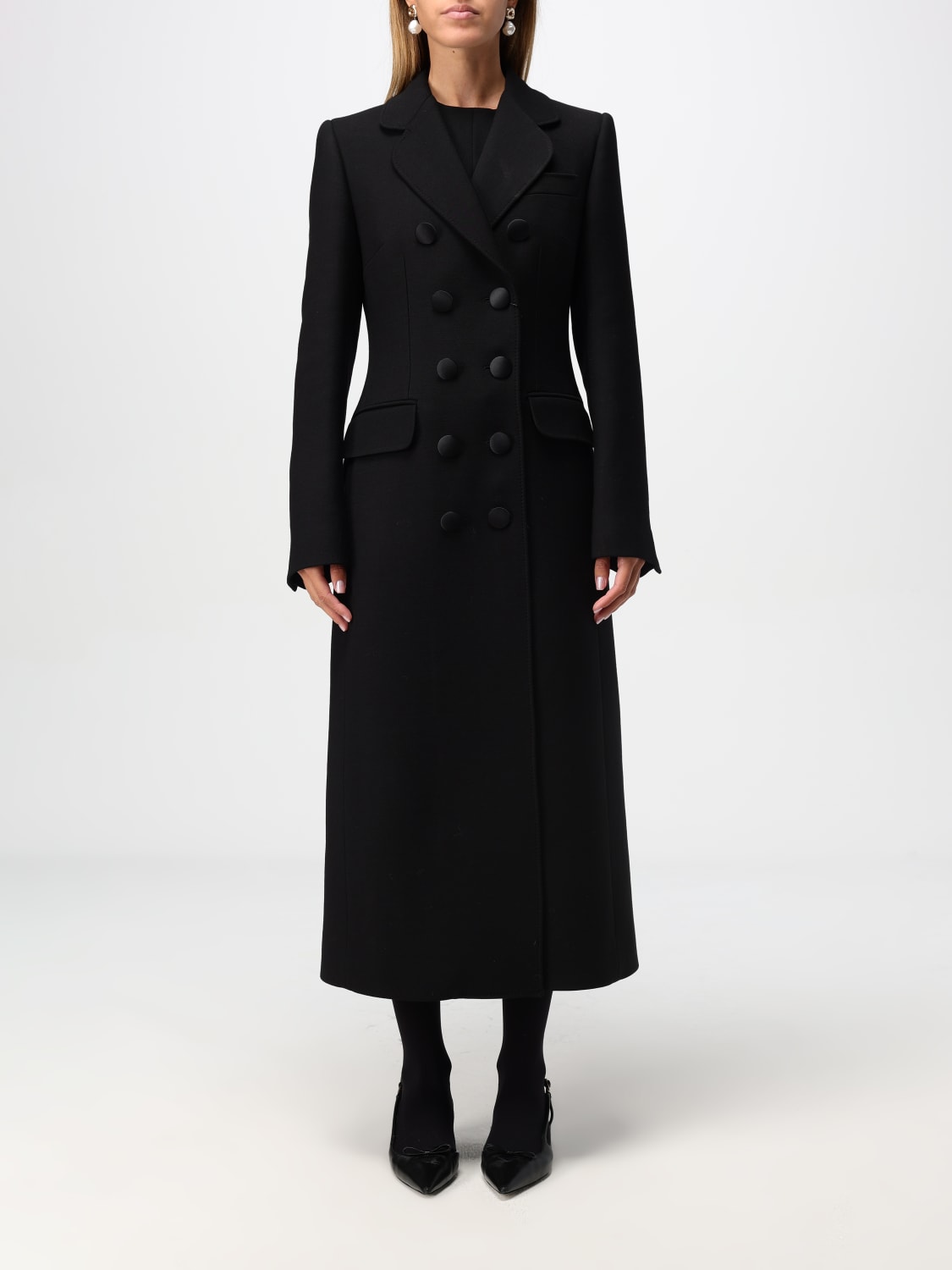 DOLCE & GABBANA MANTEAU: Manteau femme Dolce & Gabbana, Noir - Img 1