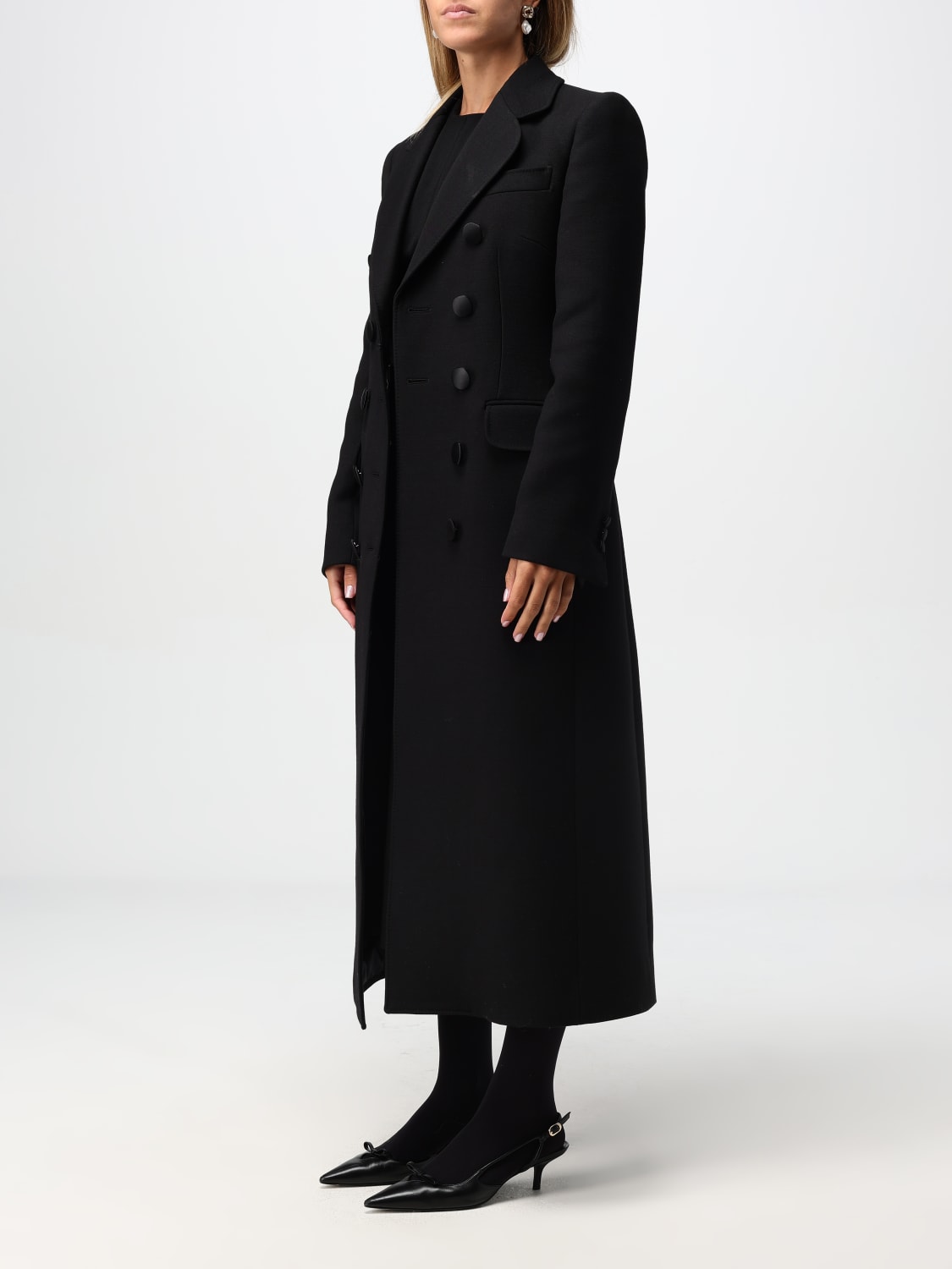 DOLCE & GABBANA MANTEAU: Manteau femme Dolce & Gabbana, Noir - Img 3