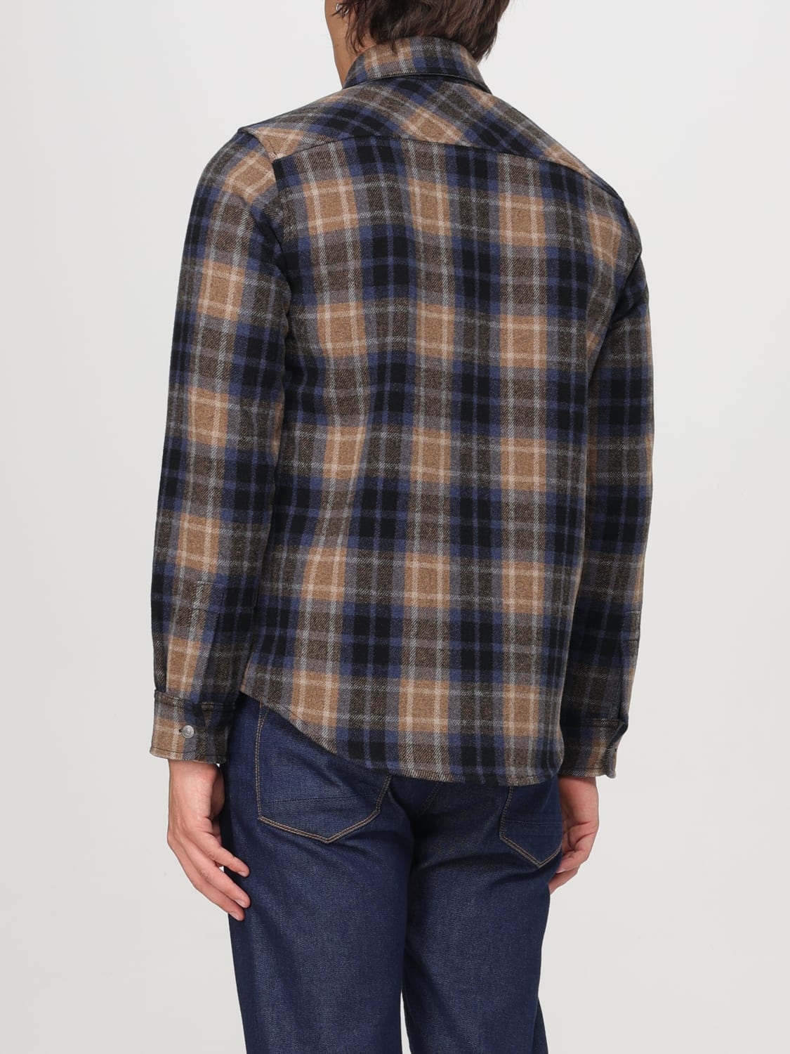 WOOLRICH CAMICIA: Camicia Woolrich in misto lana check , Fantasia - Img 2