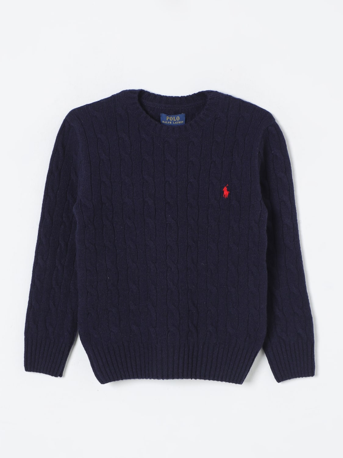 POLO RALPH LAUREN SWEATER: Sweater kids Polo Ralph Lauren, Blue - Img 1