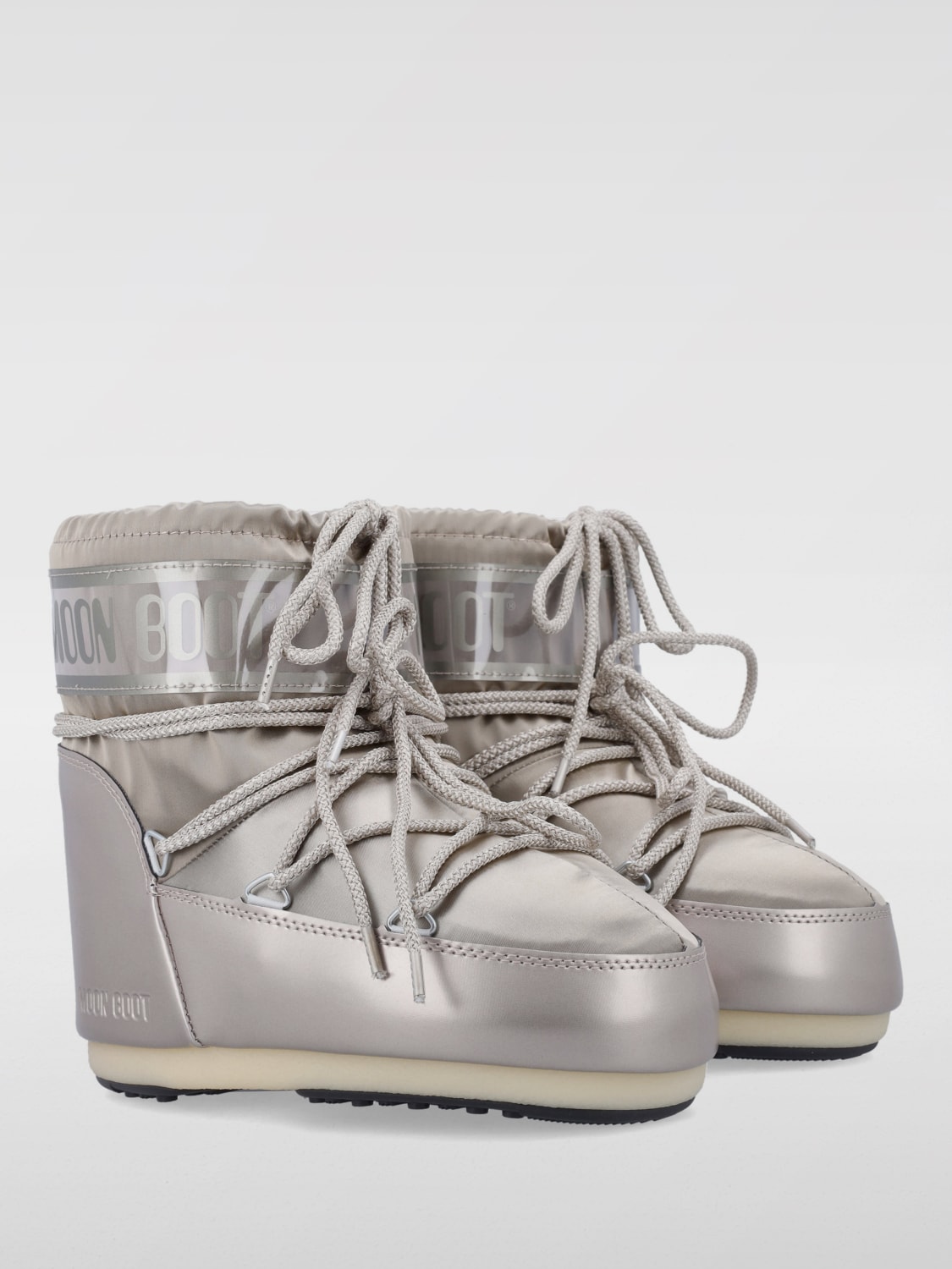 MOON BOOT BOOTS: Shoes woman Moon Boot, Platinum - Img 2