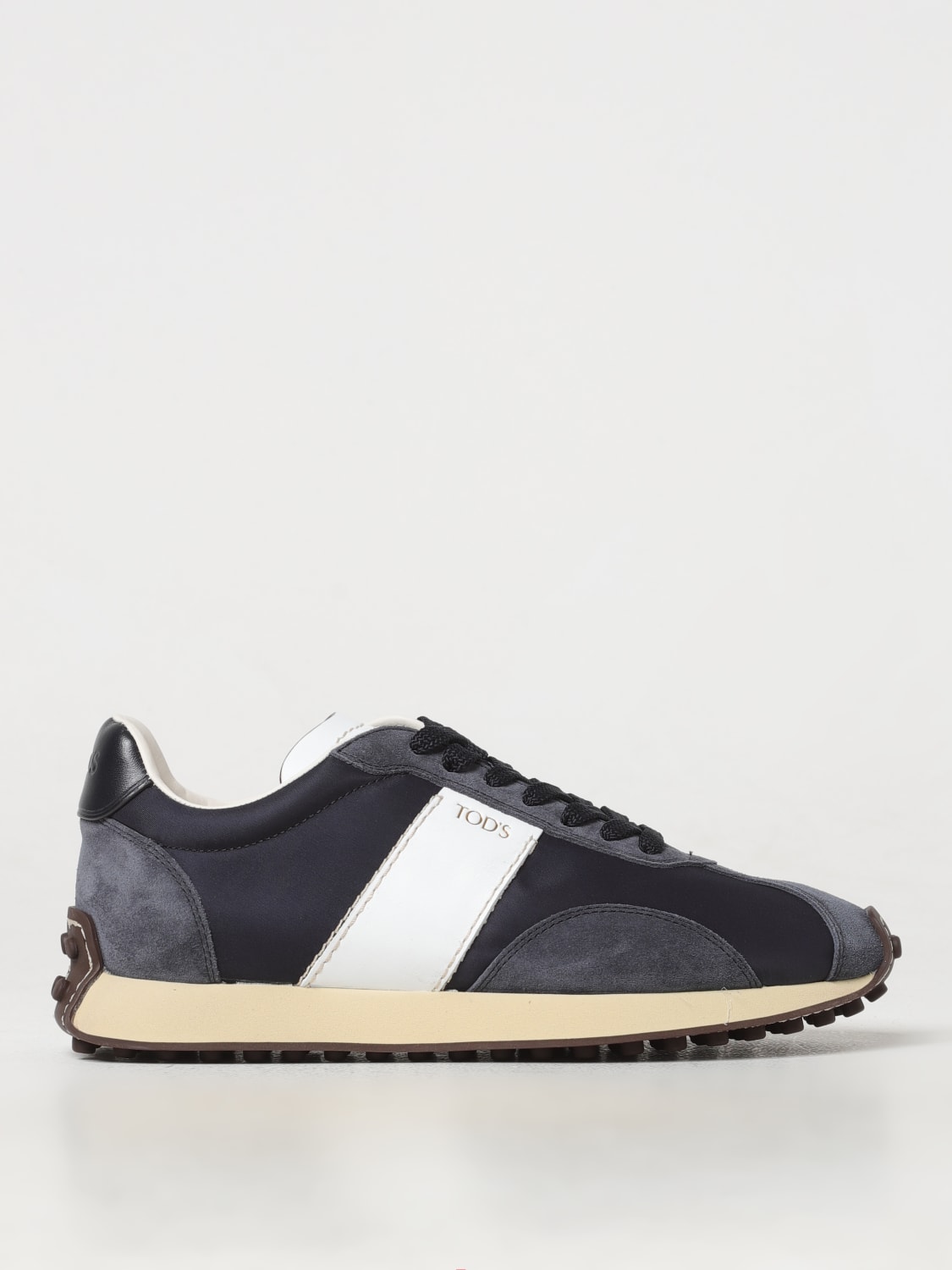 TOD'S SNEAKERS: Sneakers Tod's in pelle e nylon , Blue - Img 1