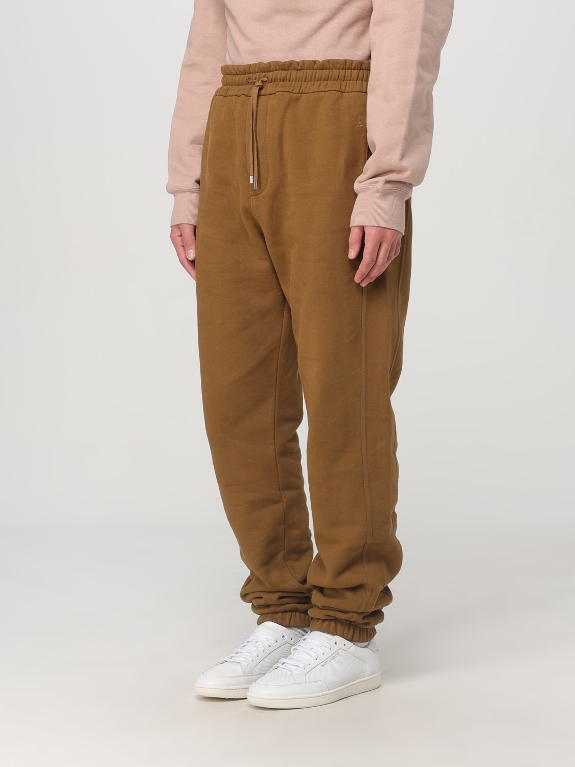 SAINT LAURENT PANTALONE: Pants men Saint Laurent, Brown - Img 3