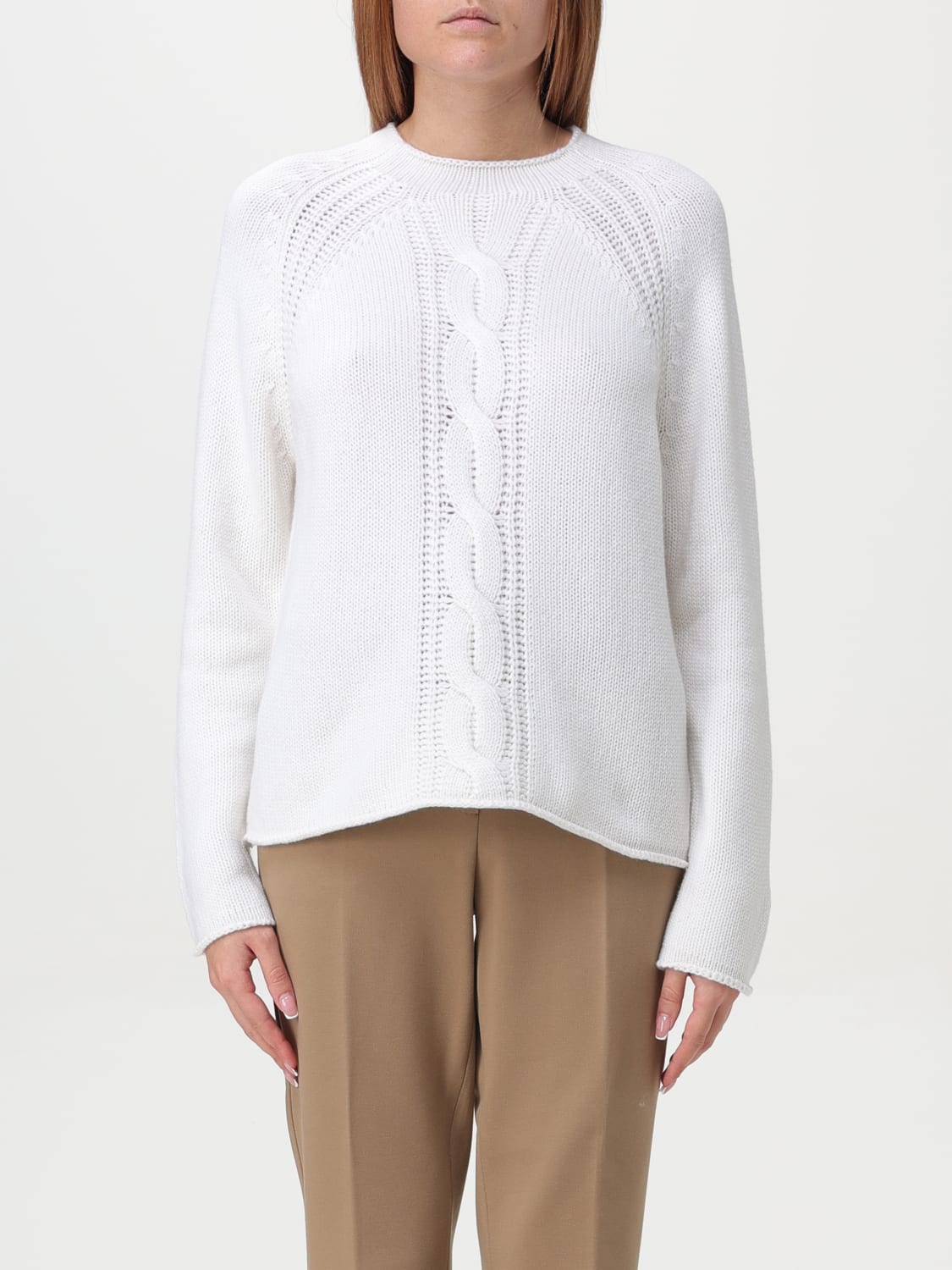 MAX MARA SWEATER: Top woman Max Mara, White - Img 1