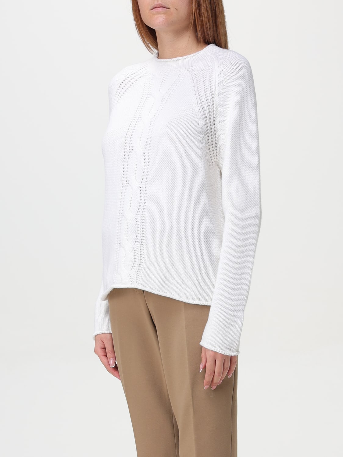 MAX MARA SWEATER: Top woman Max Mara, White - Img 4