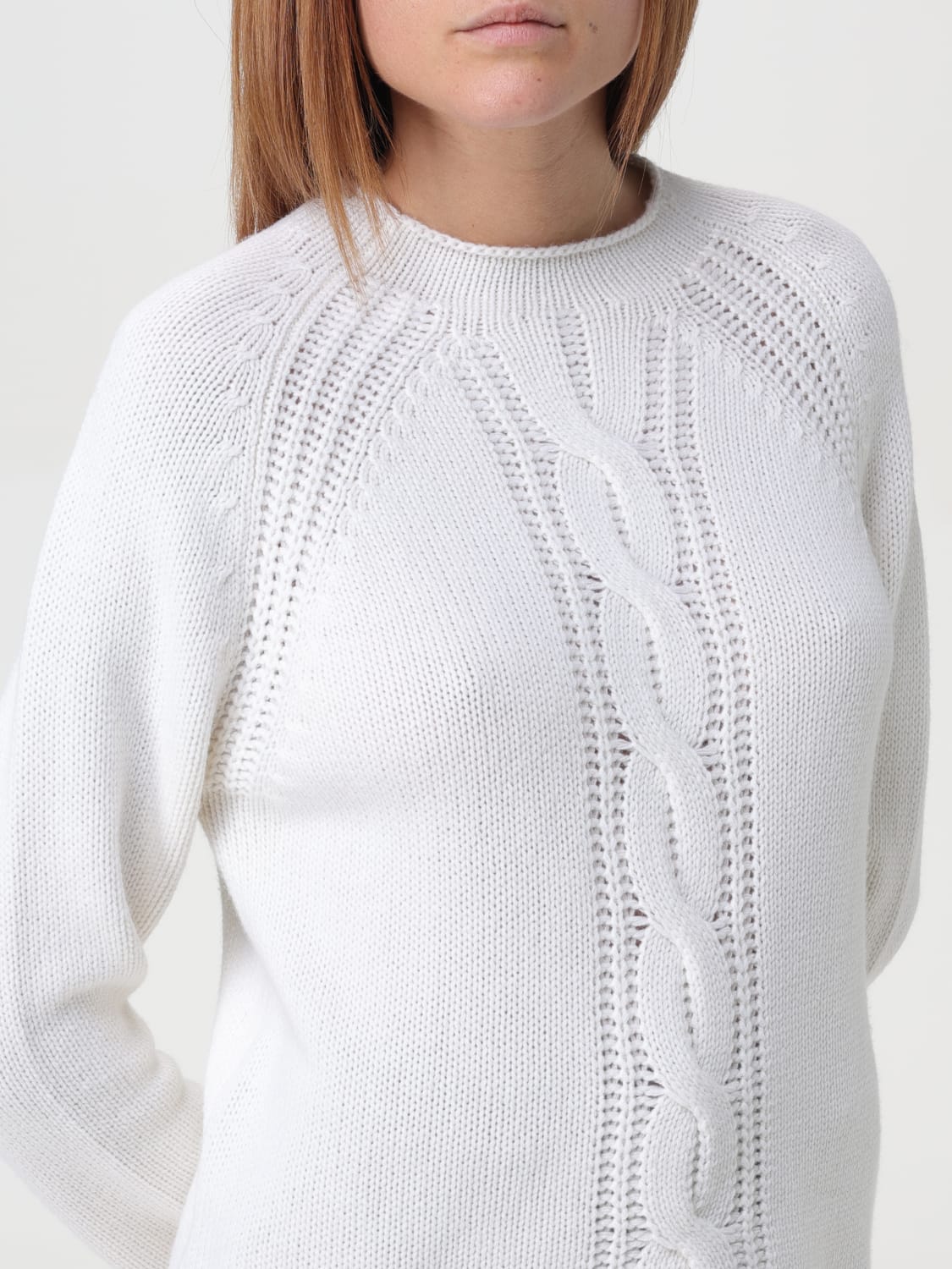 MAX MARA SWEATER: Top woman Max Mara, White - Img 5