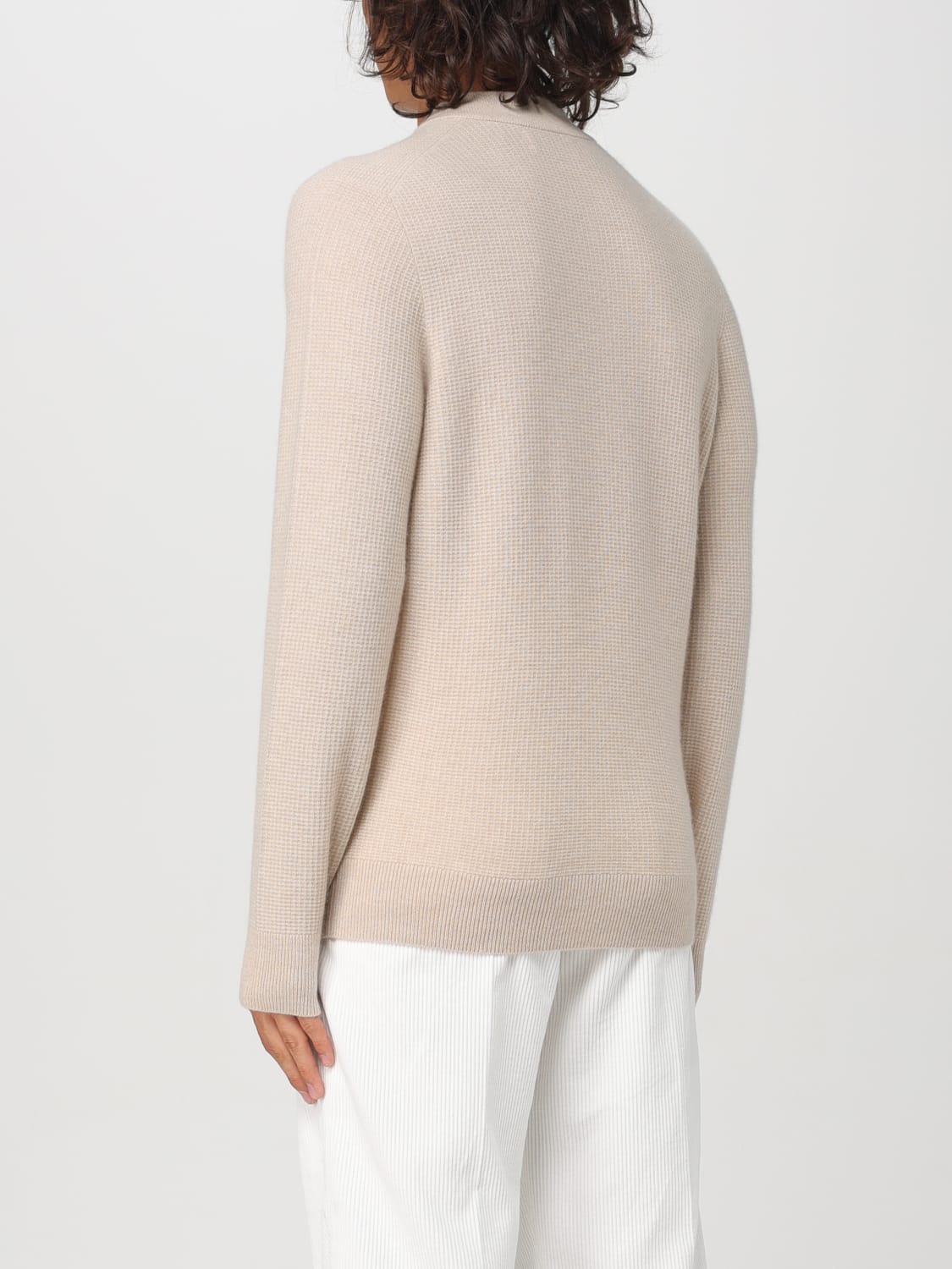 BRUNELLO CUCINELLI SWEATER: Sweater men Brunello Cucinelli, Beige - Img 3