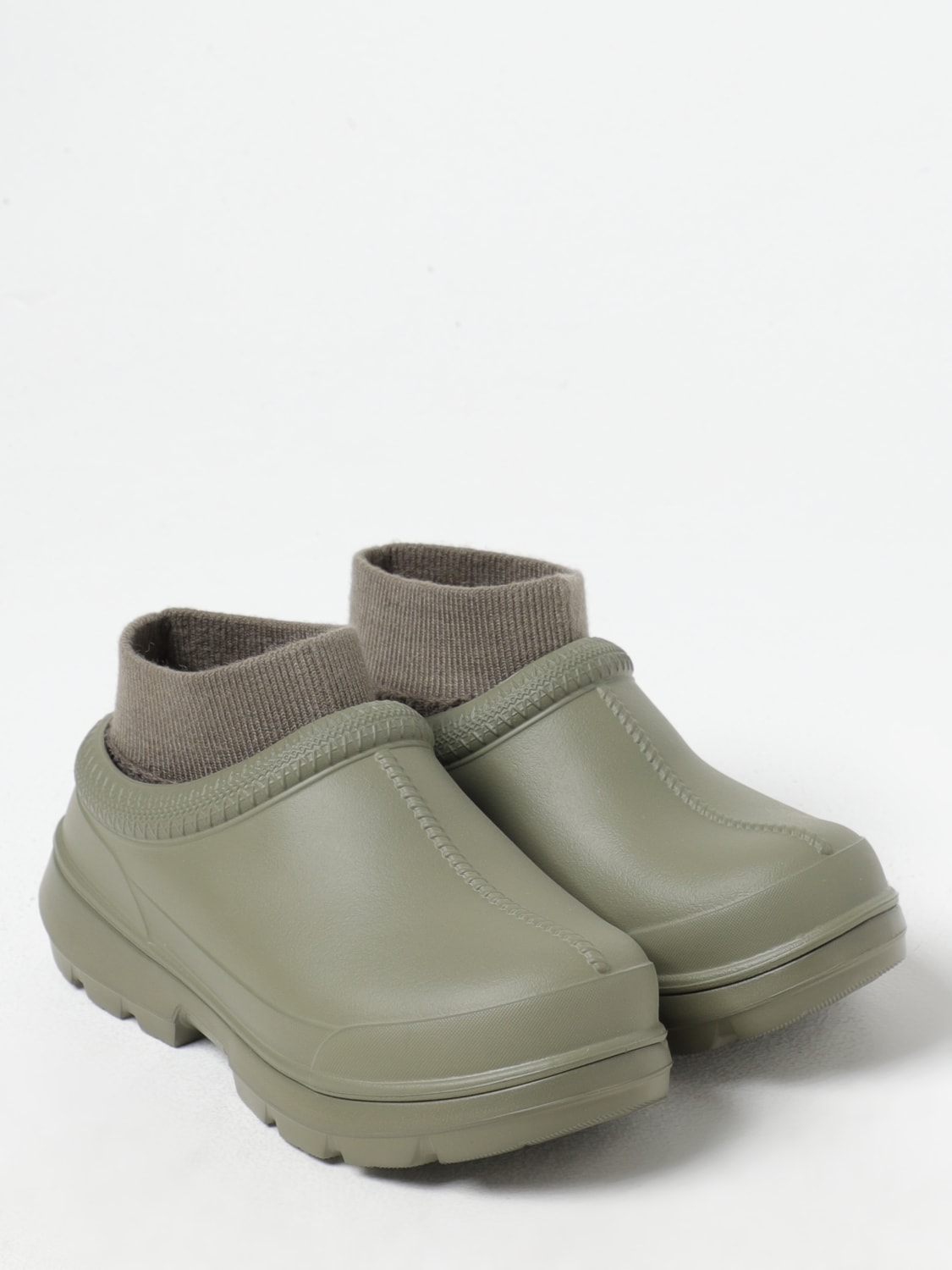 UGG FLAT ANKLE BOOTS: Boots woman UGG, Green - Img 2