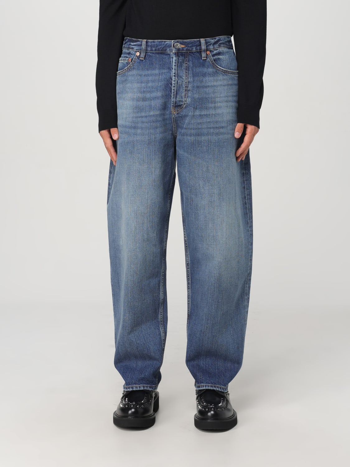 VALENTINO JEANS: Pantalon homme Valentino, Bleu - Img 1