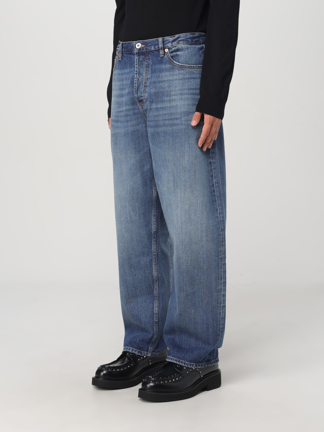 VALENTINO JEANS: Pantalon homme Valentino, Bleu - Img 4