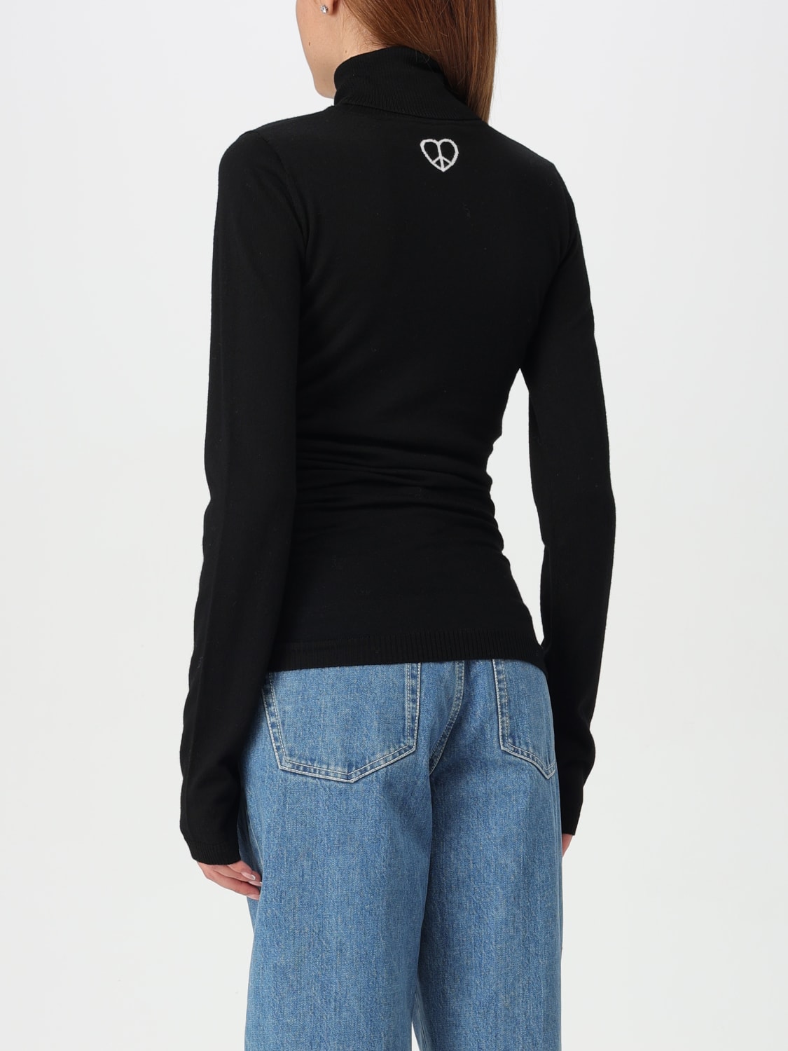 MOSCHINO JEANS SWEATER: Sweater woman Moschino Jeans, Black - Img 2