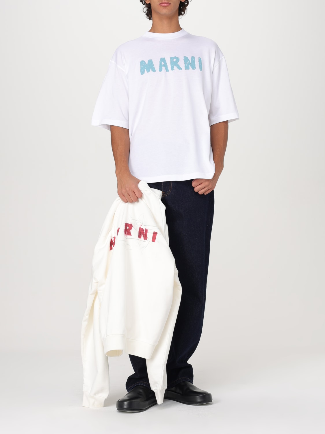 MARNI T-SHIRT: T-shirt men Marni, Lilac - Img 2