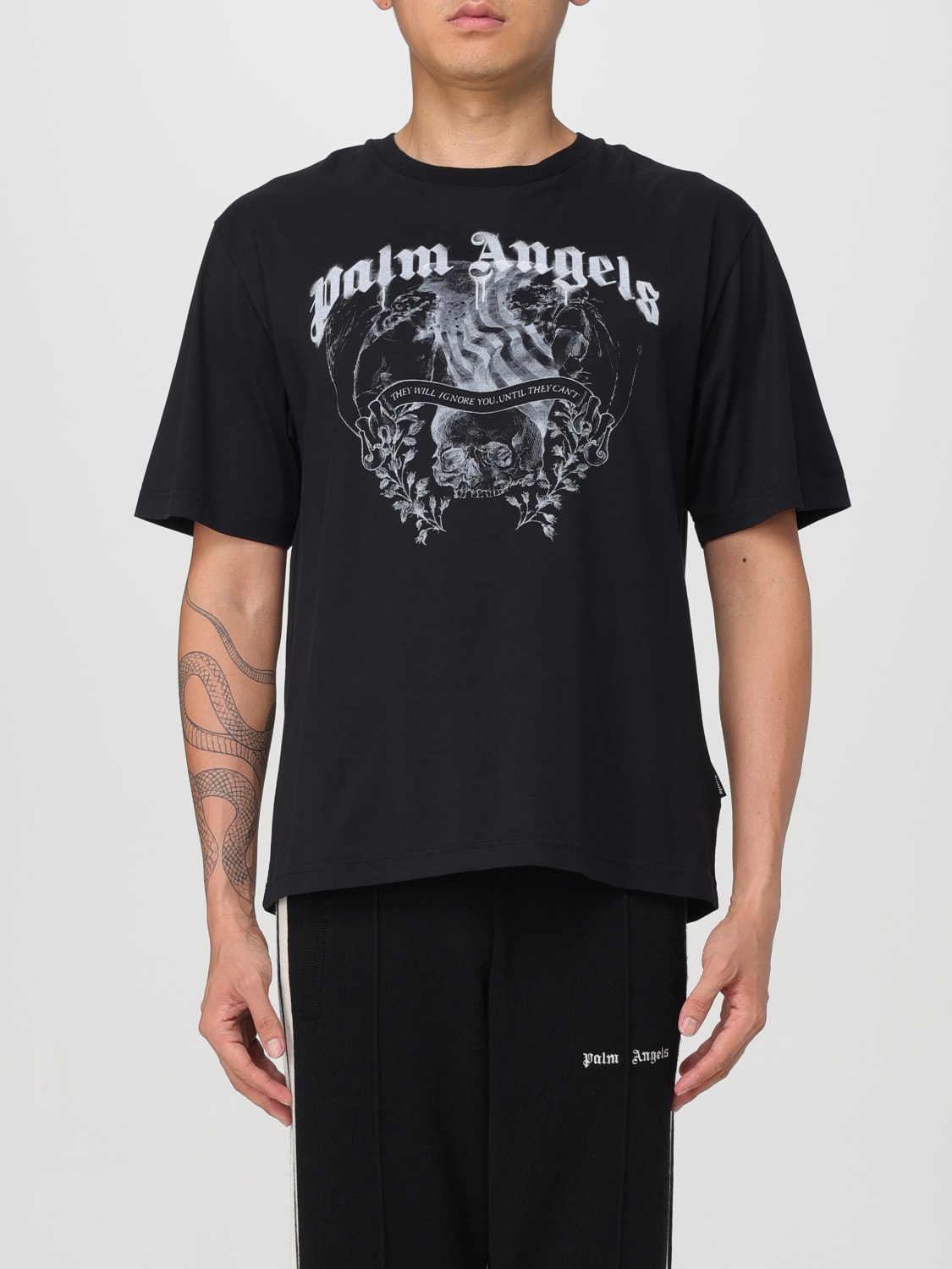 Giglio T-shirt stampata Palm Angels