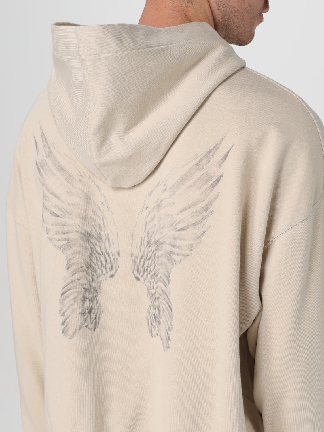 PALM ANGELS SWEATSHIRT: Sweatshirt men Palm Angels, Beige - Img 5