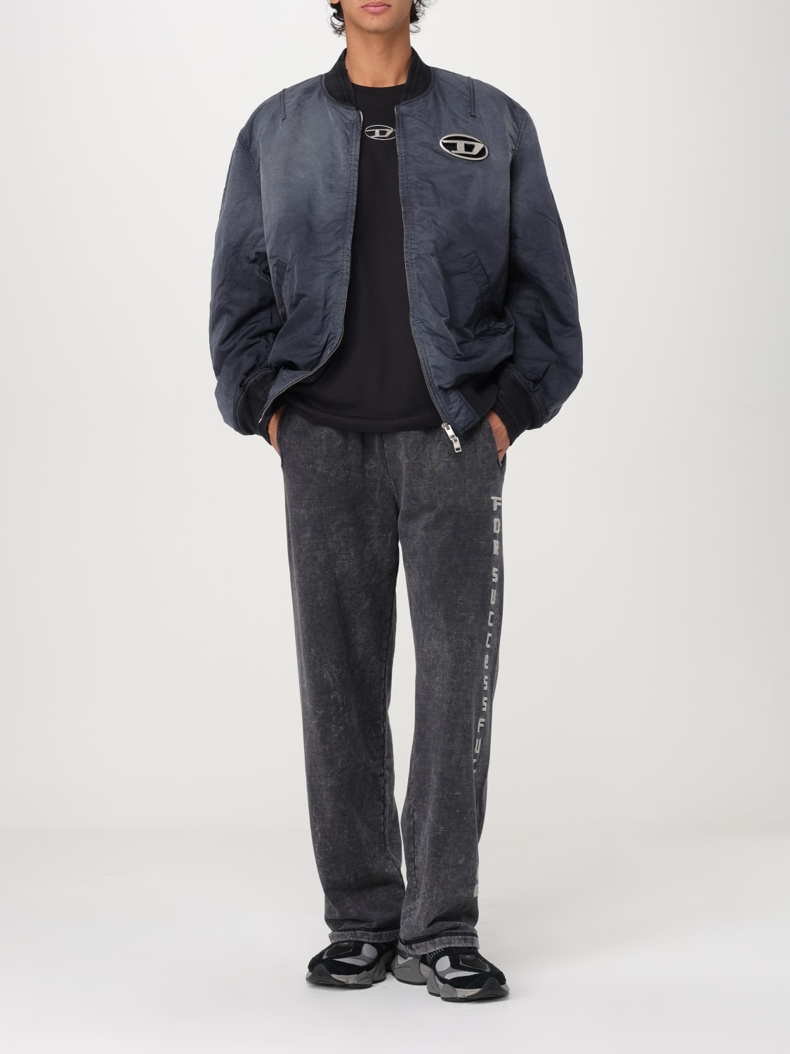 DIESEL: men's bomber jacket - Black | Diesel jacket DIESEL: men's bomber jacket - Black | Diesel jacket