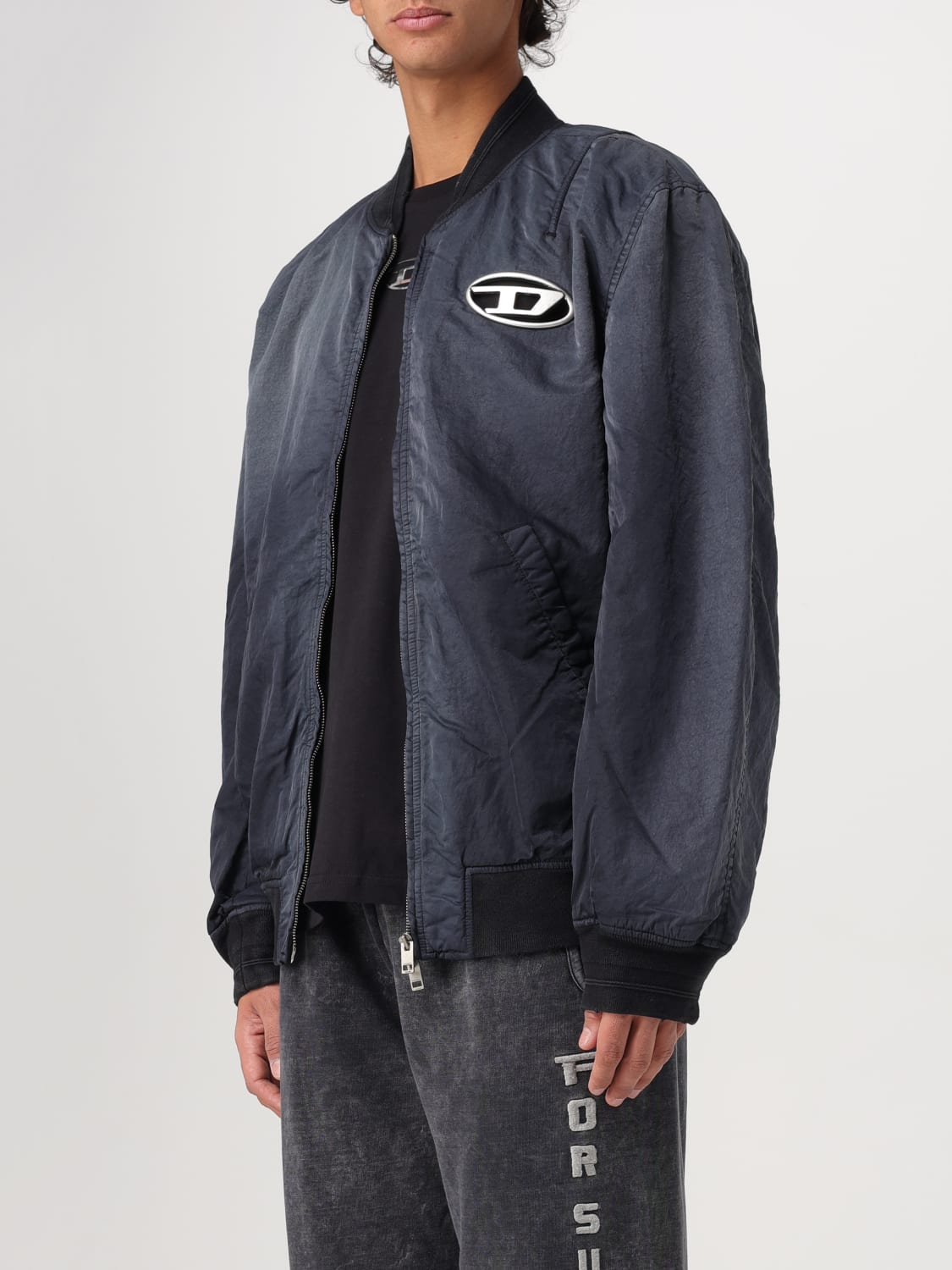 DIESEL: men's bomber jacket - Black | Diesel jacket DIESEL: men's bomber jacket - Black | Diesel jacket
