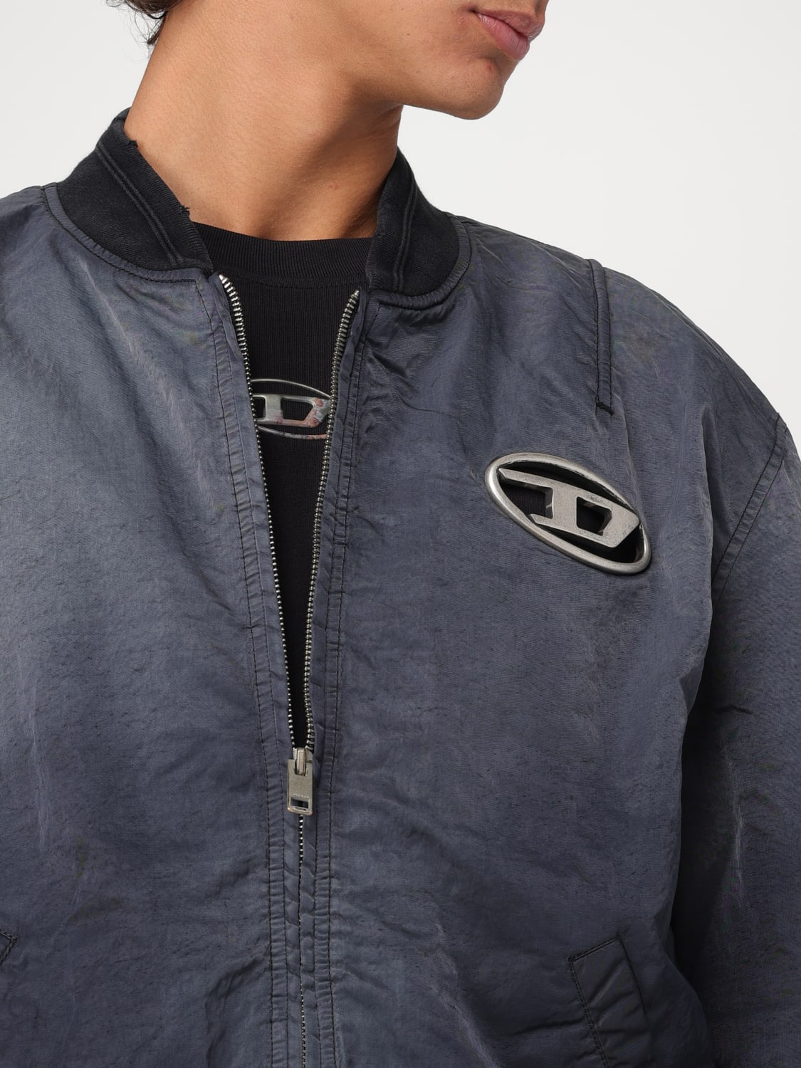 DIESEL: men's bomber jacket - Black | Diesel jacket DIESEL: men's bomber jacket - Black | Diesel jacket