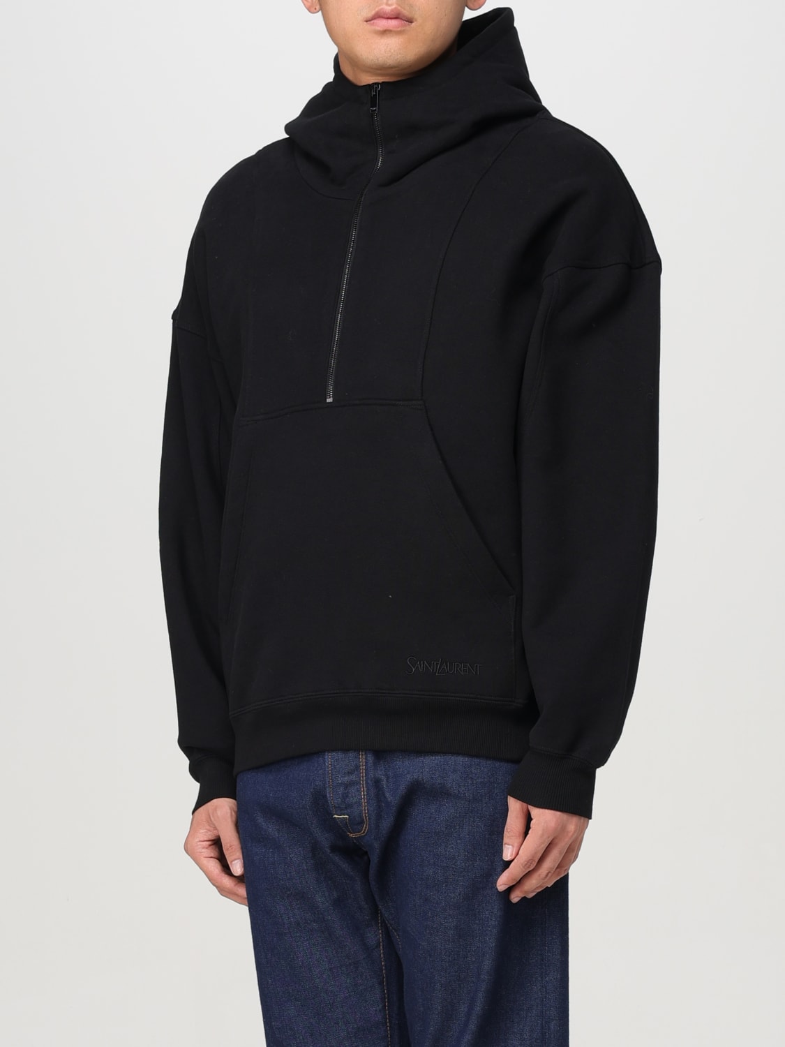 SAINT LAURENT SWEATSHIRT: Sweatshirt men Saint Laurent, Black - Img 4