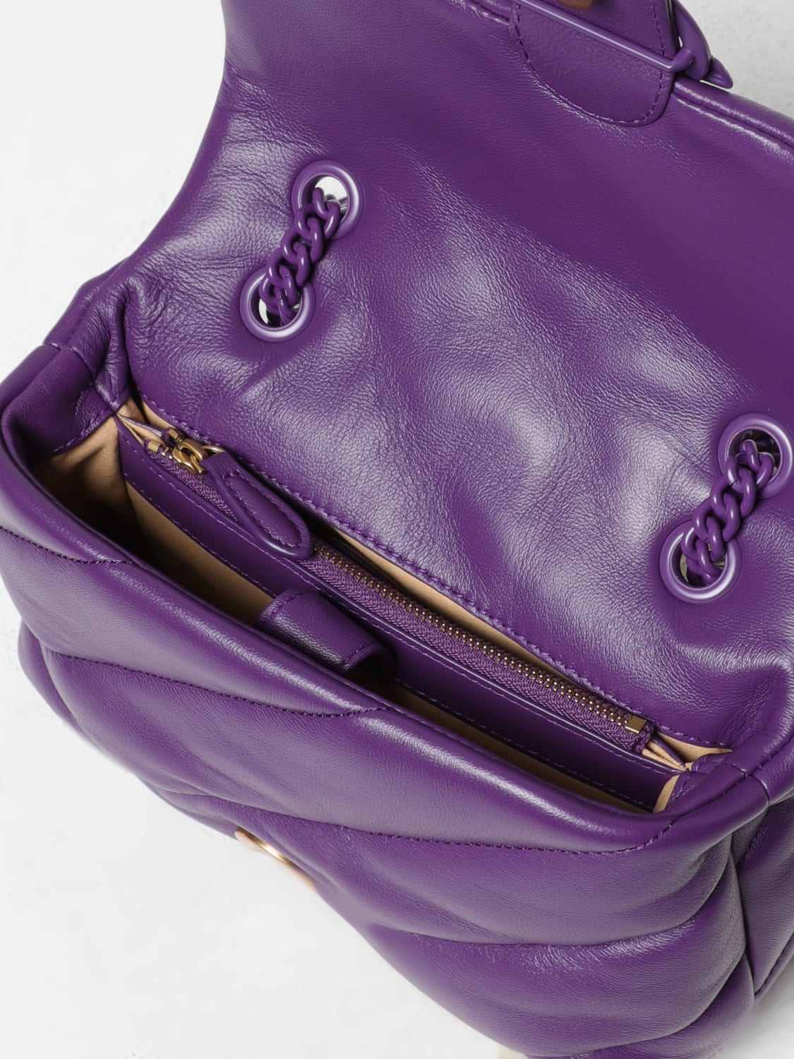 PINKO MINI BOLSO: Bolso de mano mujer Pinko, Violeta - Img 3