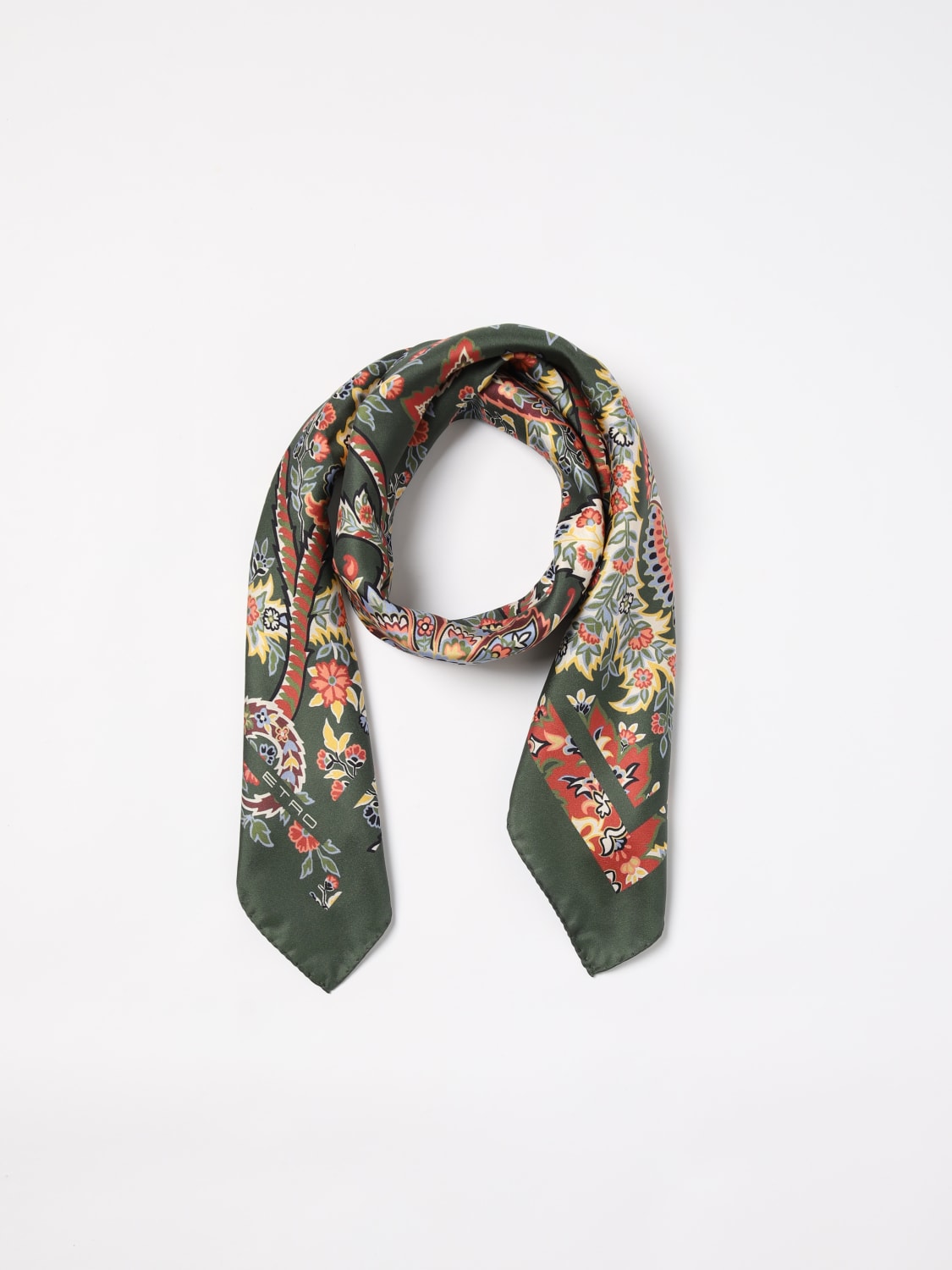 ETRO NECK SCARF: Neck scarf woman Etro, Black - Img 2