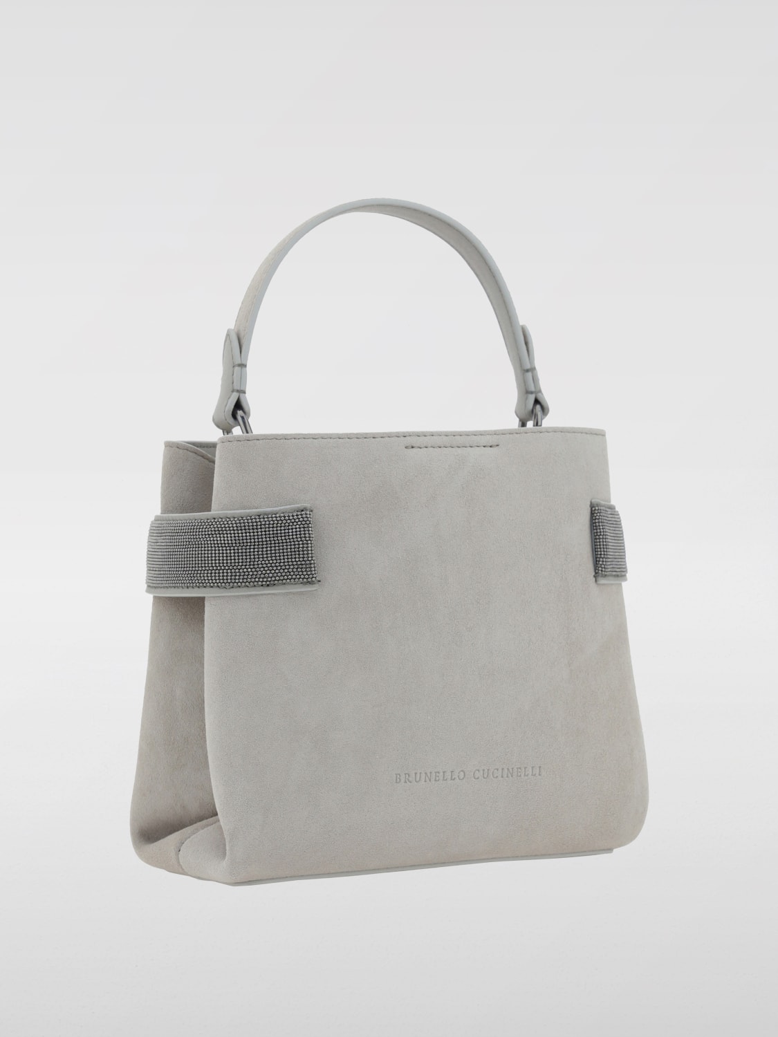 BRUNELLO CUCINELLI: Shoulder bag woman - Quartz | Brunello