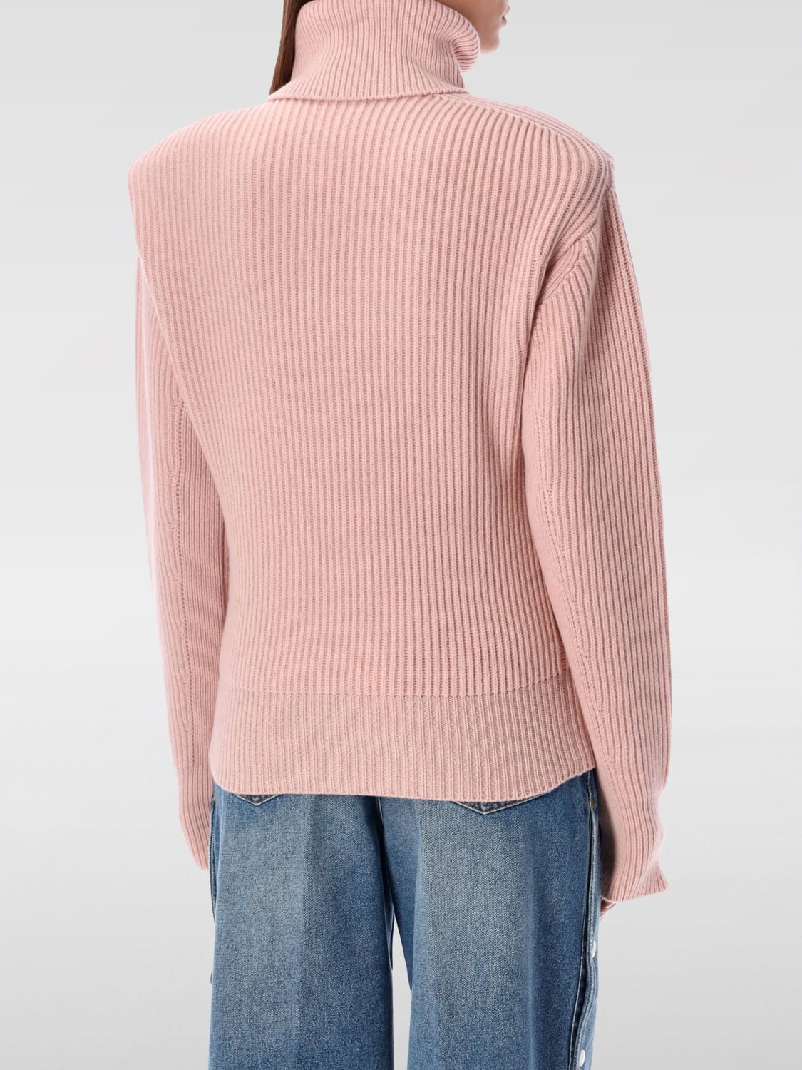 STELLA MCCARTNEY MAGLIA: Maglia a dolcevita Stella McCartney, Rosa - Img 2