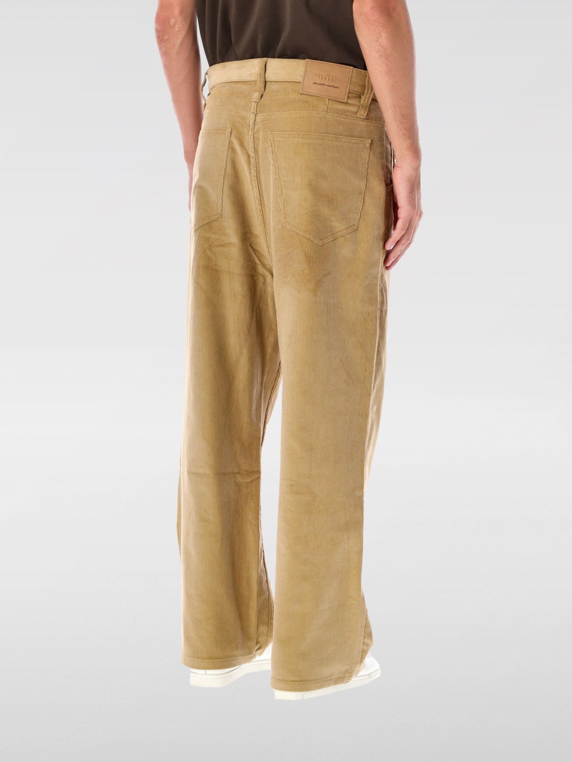 AMI PARIS PANTS: Pants men Ami Paris, Sand - Img 2