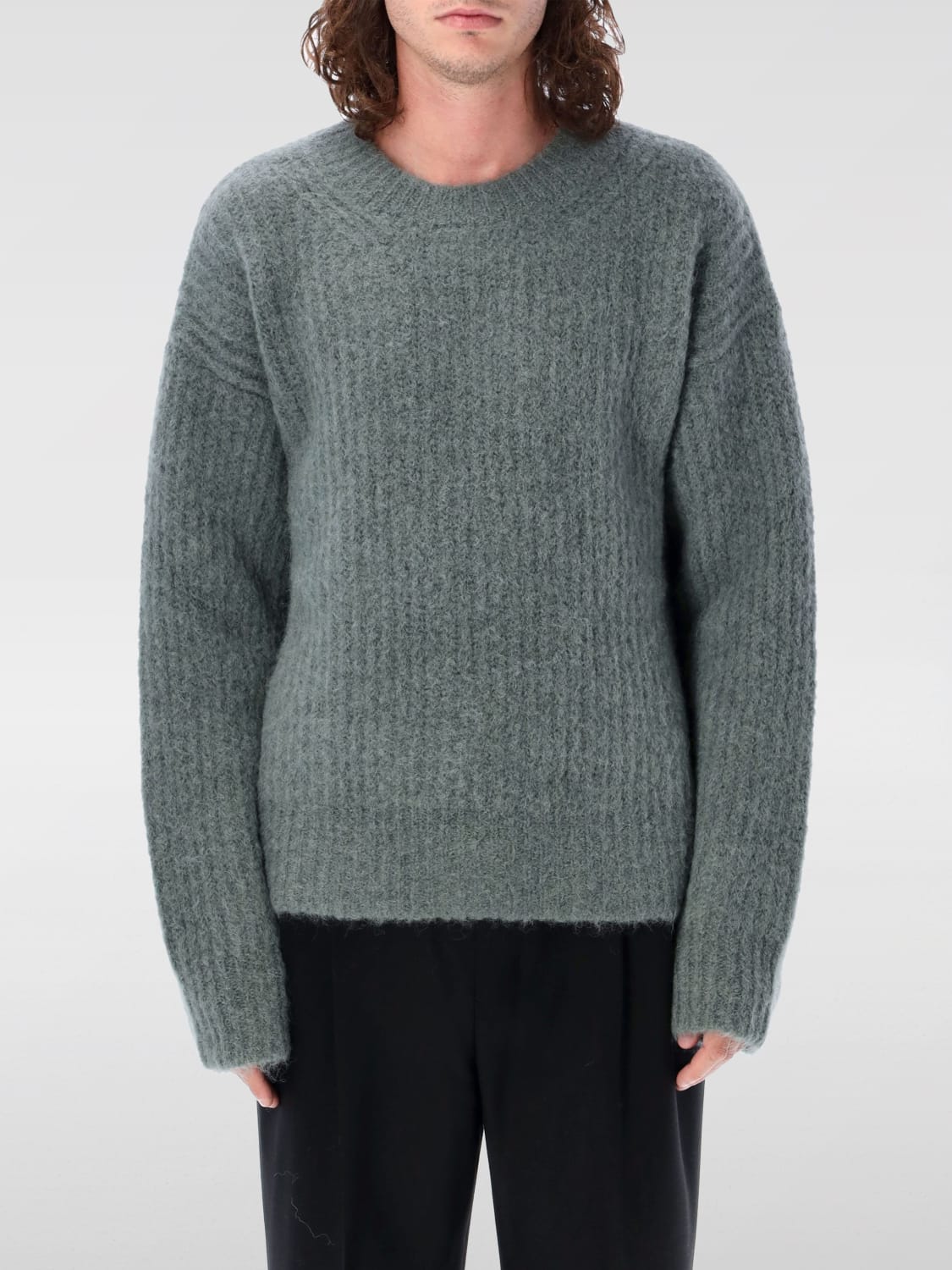 AMI PARIS SWEATER: Sweater men Ami Paris, Sage - Img 1