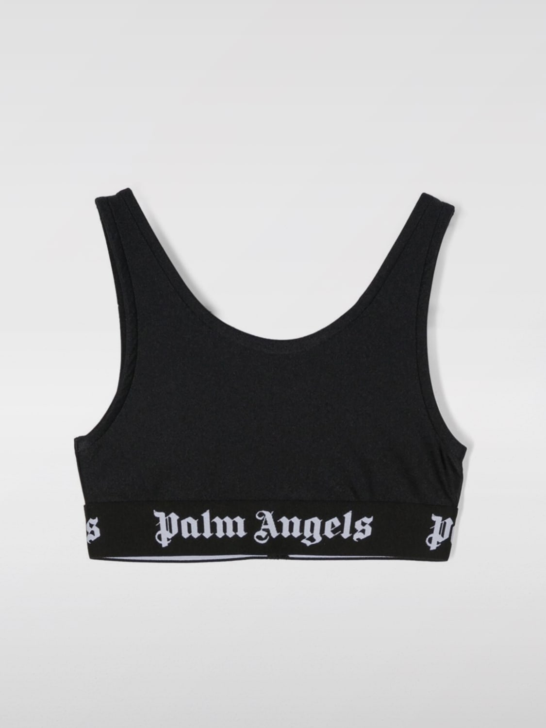 PALM ANGELS 탑: 탑 남아 Palm Angels Kids, 블랙 - Img 1