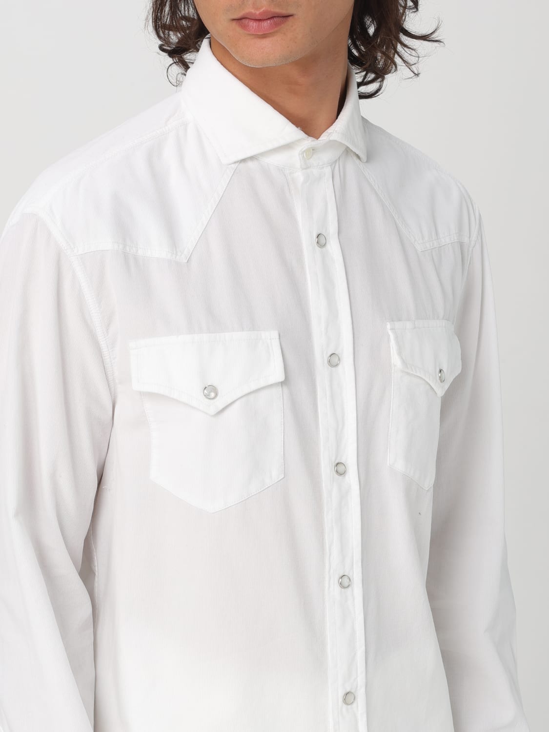 BRUNELLO CUCINELLI SHIRT: Shirt men Brunello Cucinelli, White - Img 5