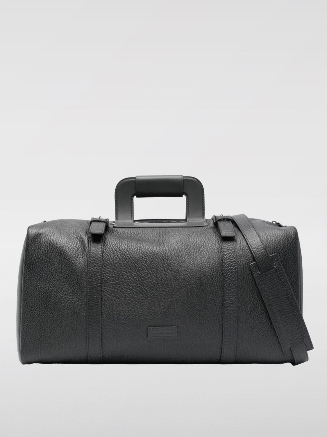 Giglio Borsa Emporio Armani in pelle a grana Pieno Fiore