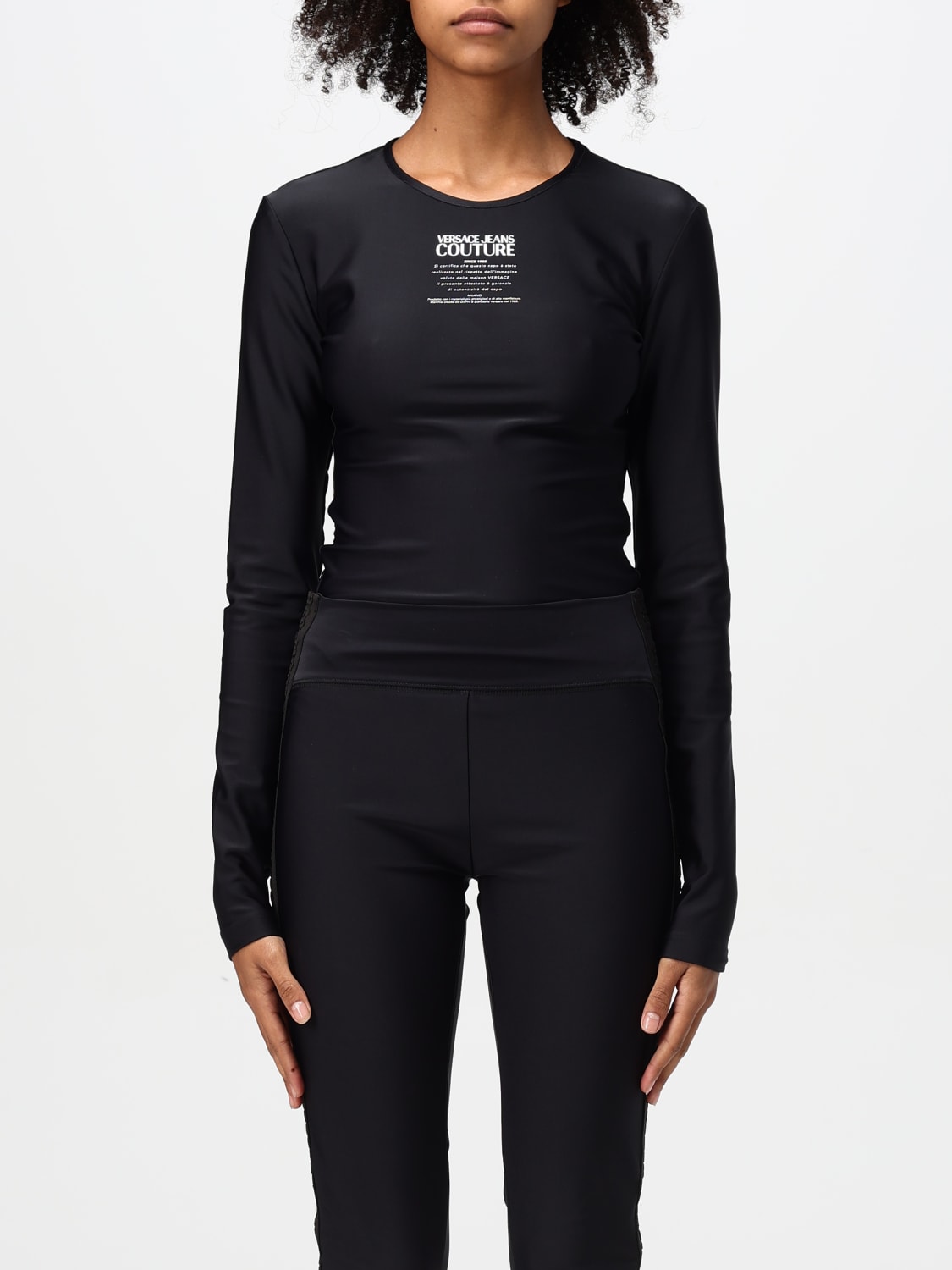 VERSACE JEANS COUTURE BODY: Versace Jeans Couture women's bodysuit, Black - Img 1