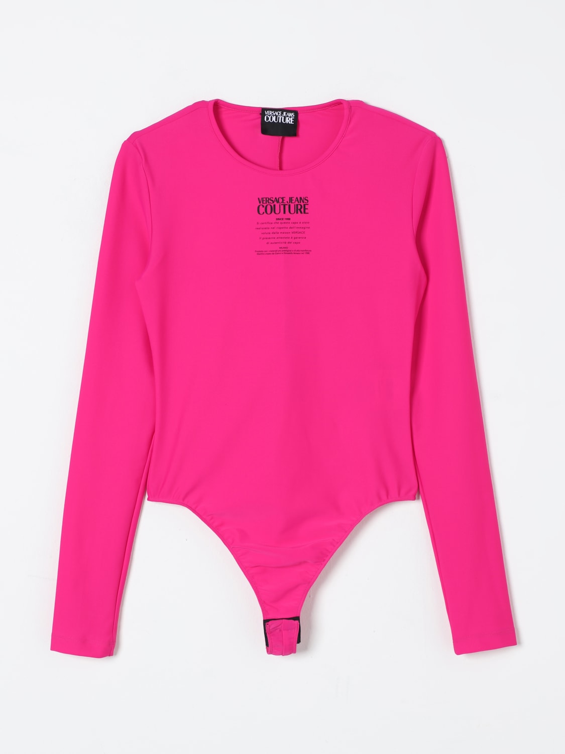 VERSACE JEANS COUTURE BODY: Versace Jeans Couture women's bodysuit, Fuchsia - Img 2