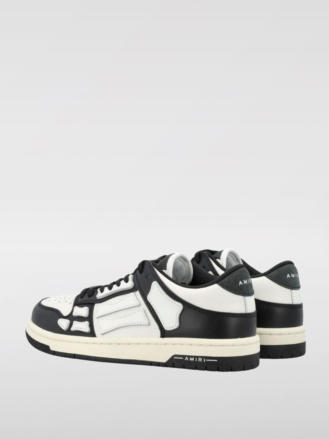 AMIRI SNEAKERS: Sneakers Skel Amiri in pelle , Nero - Img 2