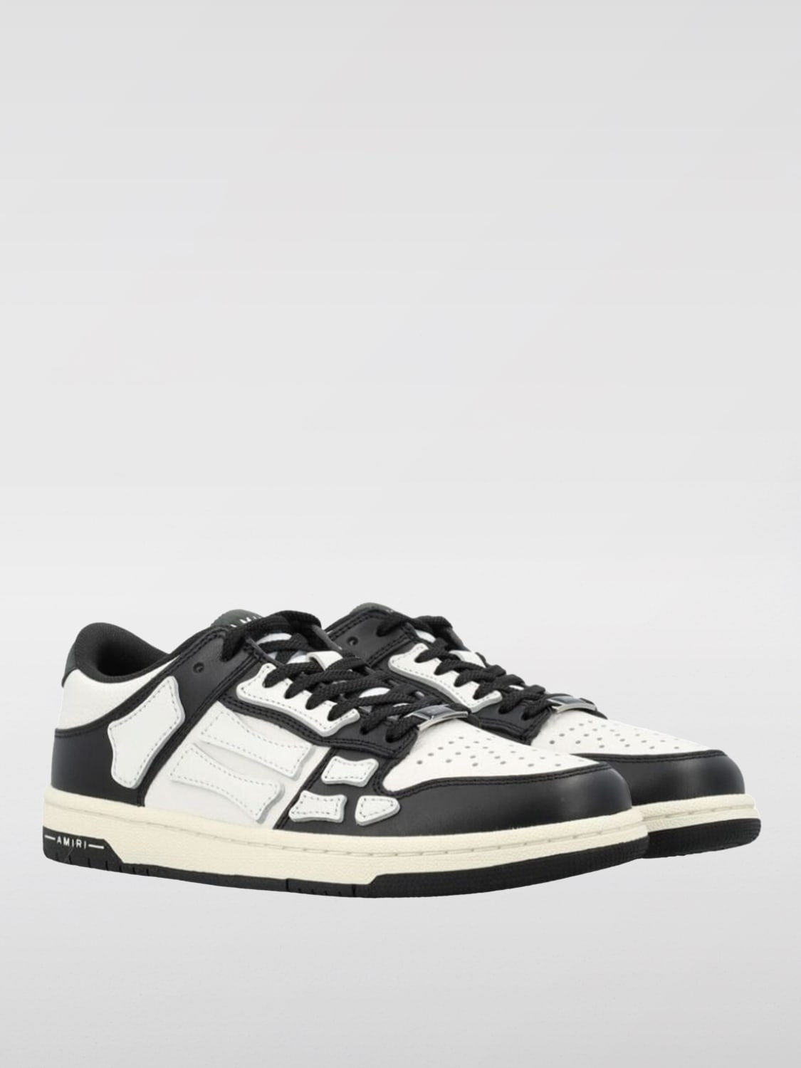 AMIRI SNEAKERS: Sneakers Skel Amiri in pelle , Nero - Img 3