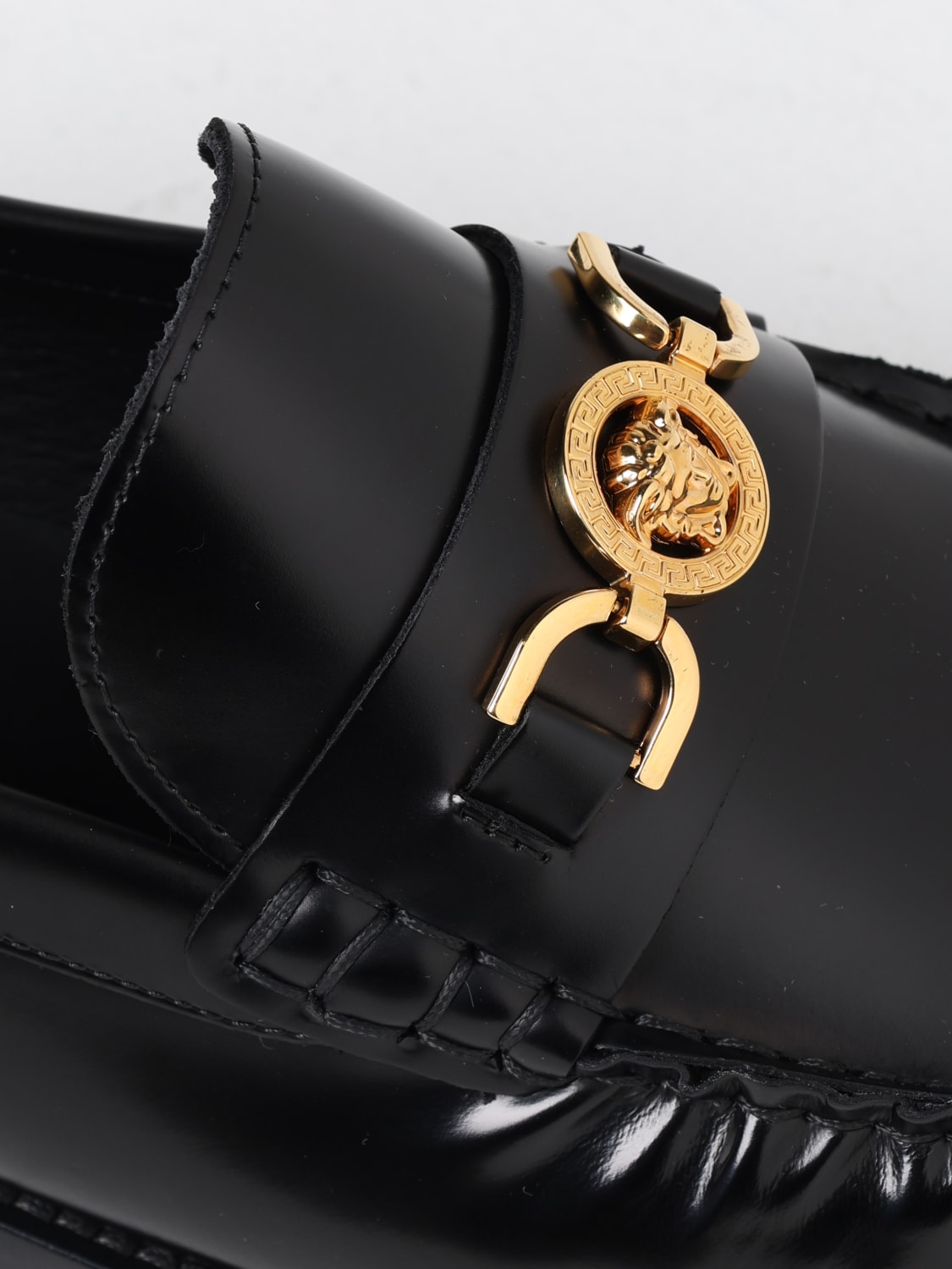 VERSACE LOAFERS: Loafers men Versace, Black - Img 4