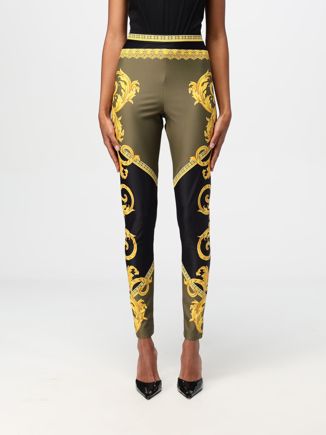 VERSACE PANTALON: Pantalon femme Versace, Noir - Img 1