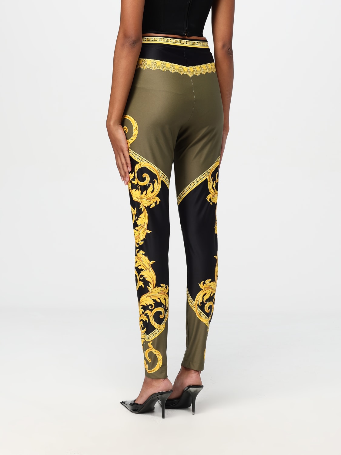 VERSACE PANTALON: Pantalon femme Versace, Noir - Img 3