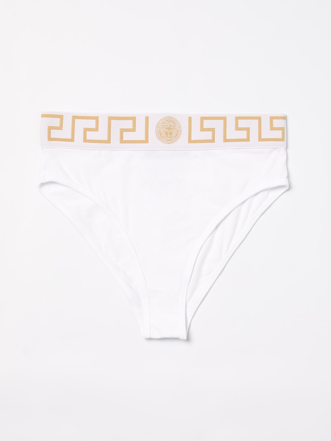 Giglio Slip Greca Versace in cotone stretch