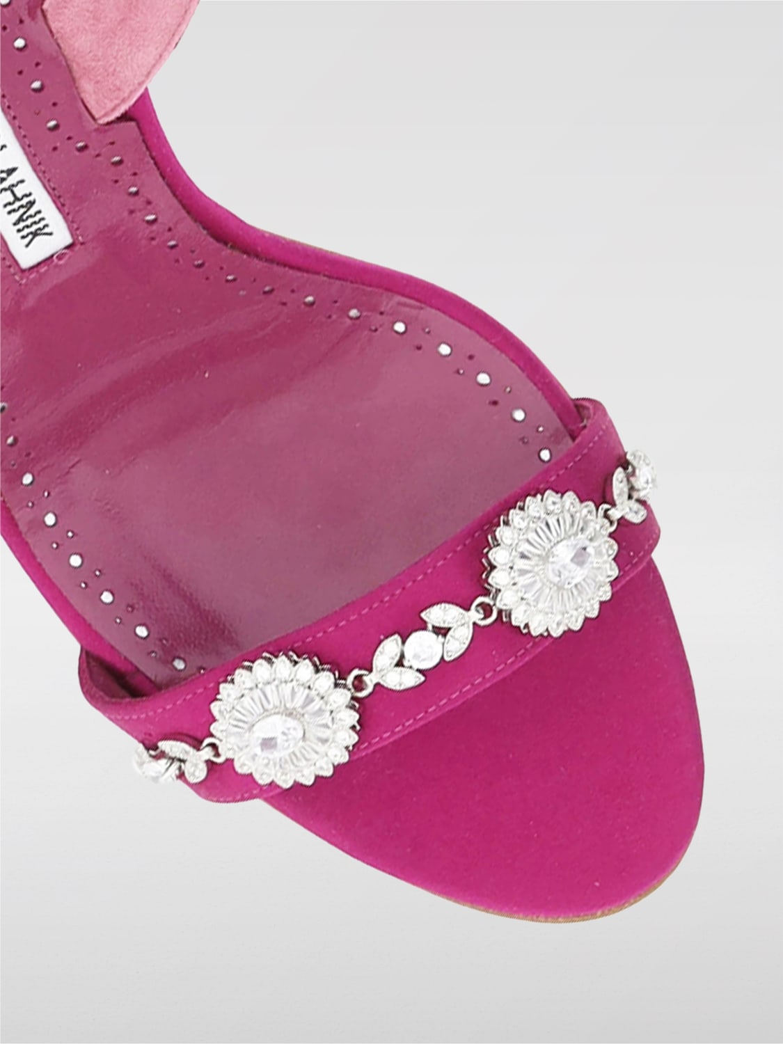 MANOLO BLAHNIK HEELED SANDALS: Heeled sandals woman Manolo Blahnik, Fuchsia - Img 4