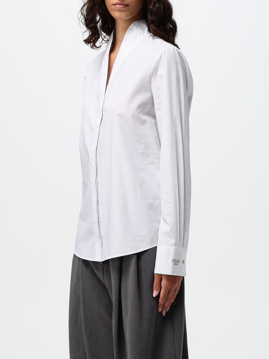 FENDI SHIRT: Top woman Fendi, White - Img 4