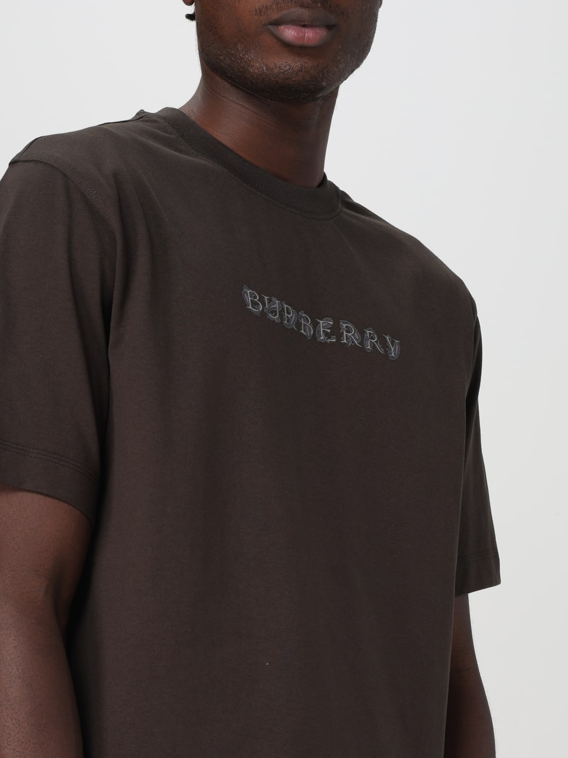 BURBERRY T-SHIRT: T-shirt men Burberry, Brown - Img 5