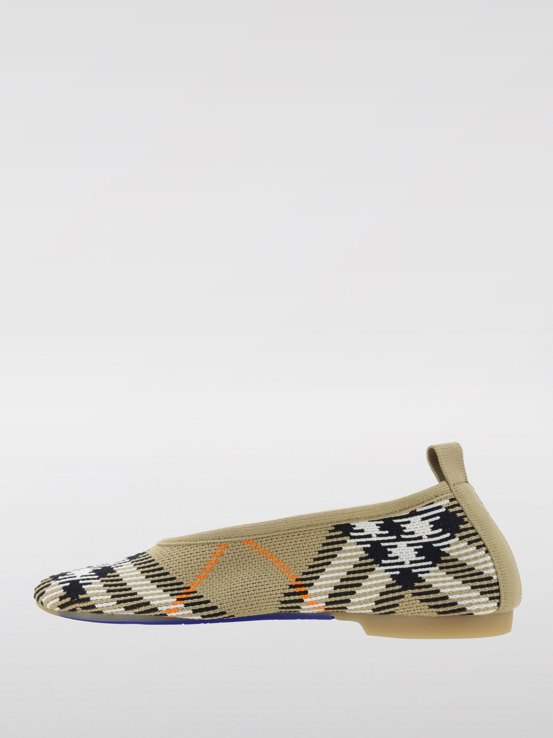 BURBERRY BALLET FLATS: Ballet flats woman Burberry, Sand - Img 3