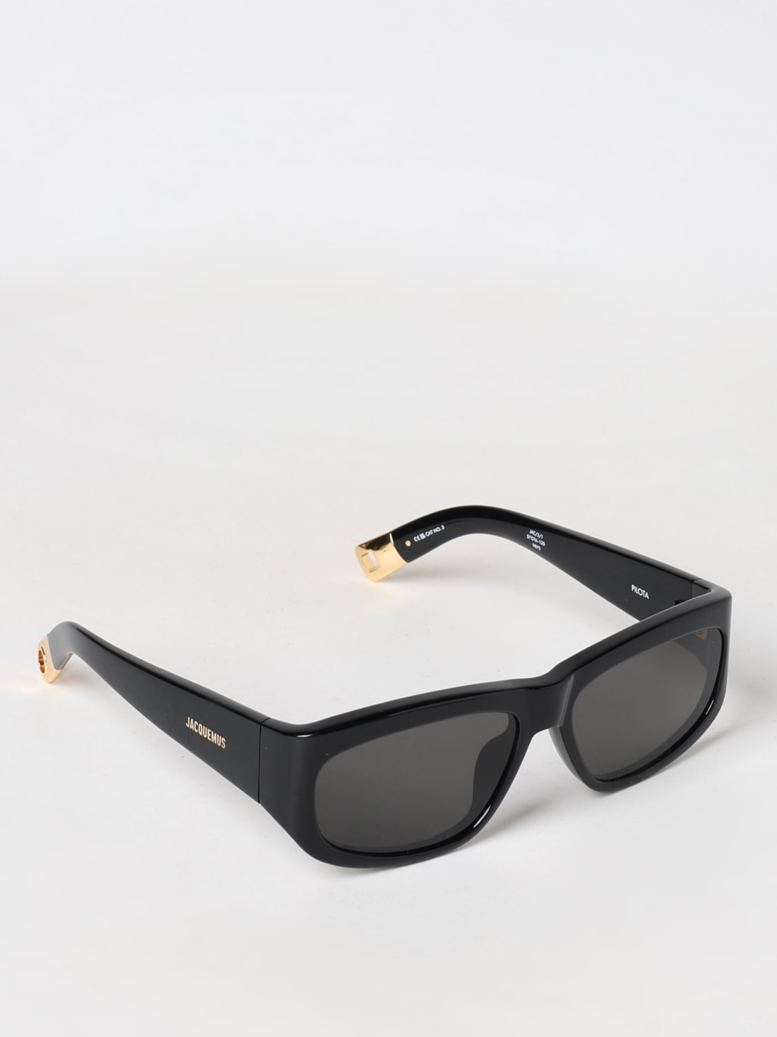 JACQUEMUS OCCHIALI DA SOLE: Occhiali da sole Les Lunettes Pilota sunglasses Jacquemus, Nero - Img 1