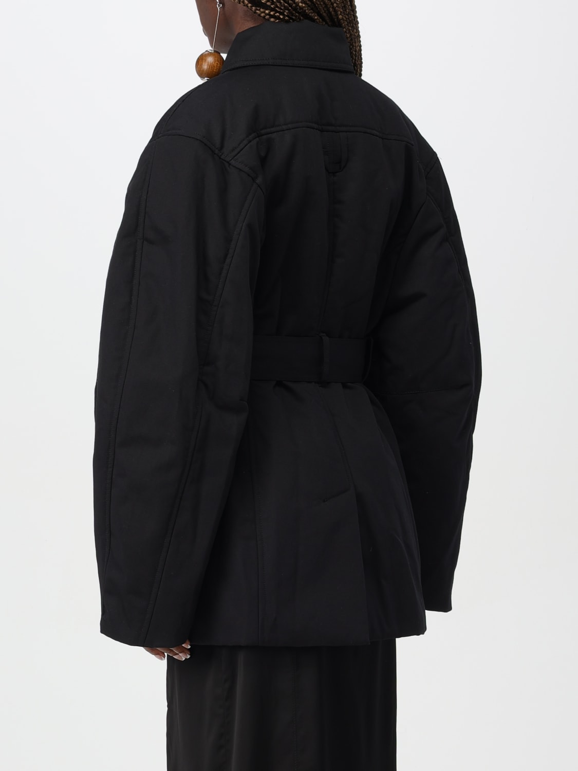 JACQUEMUS 外套: 外套 女士 Jacquemus, 黑色 - Img 3