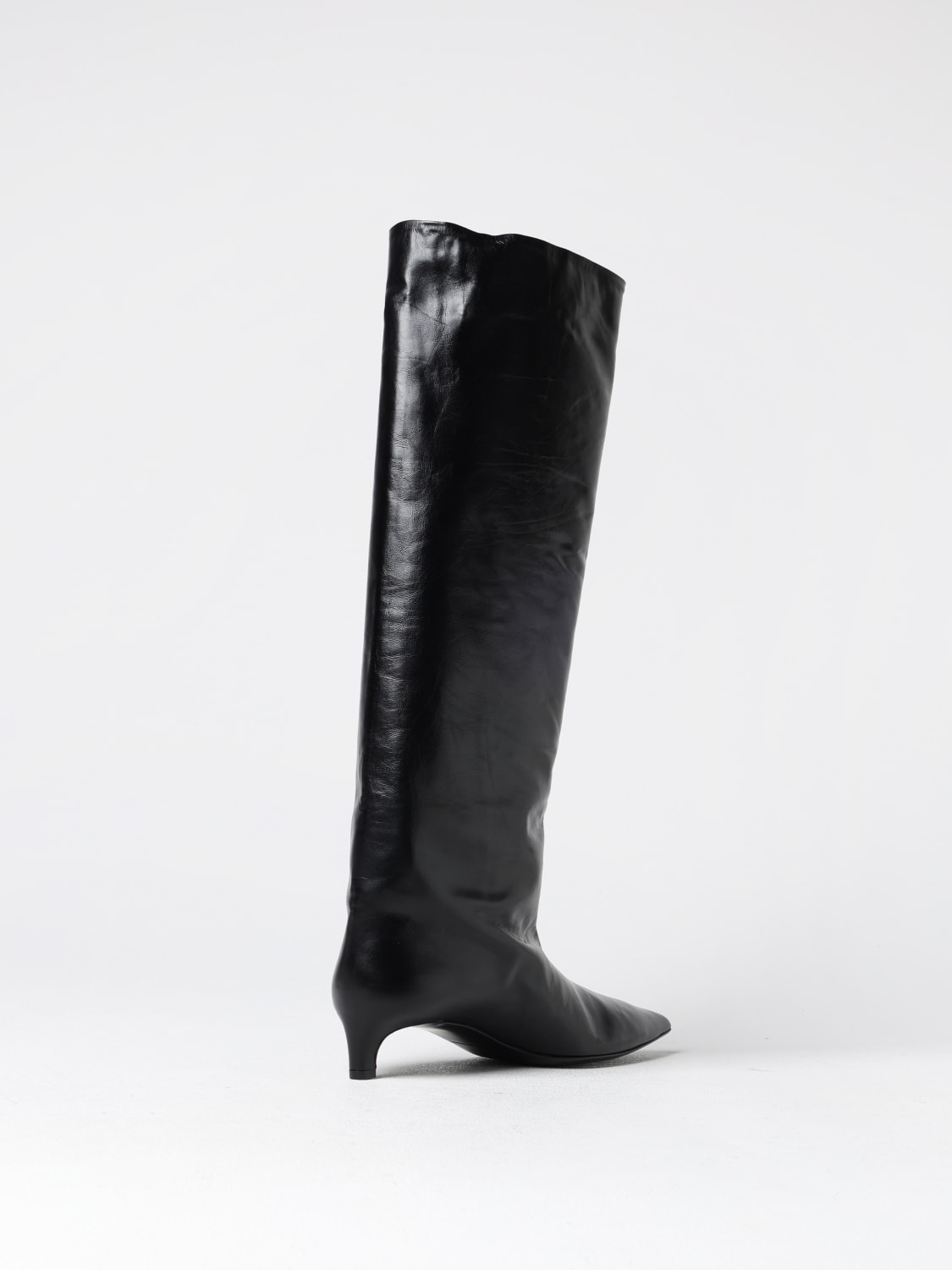 JIL SANDER FLAT ANKLE BOOTS: Flat ankle boots woman Jil Sander, Black - Img 3