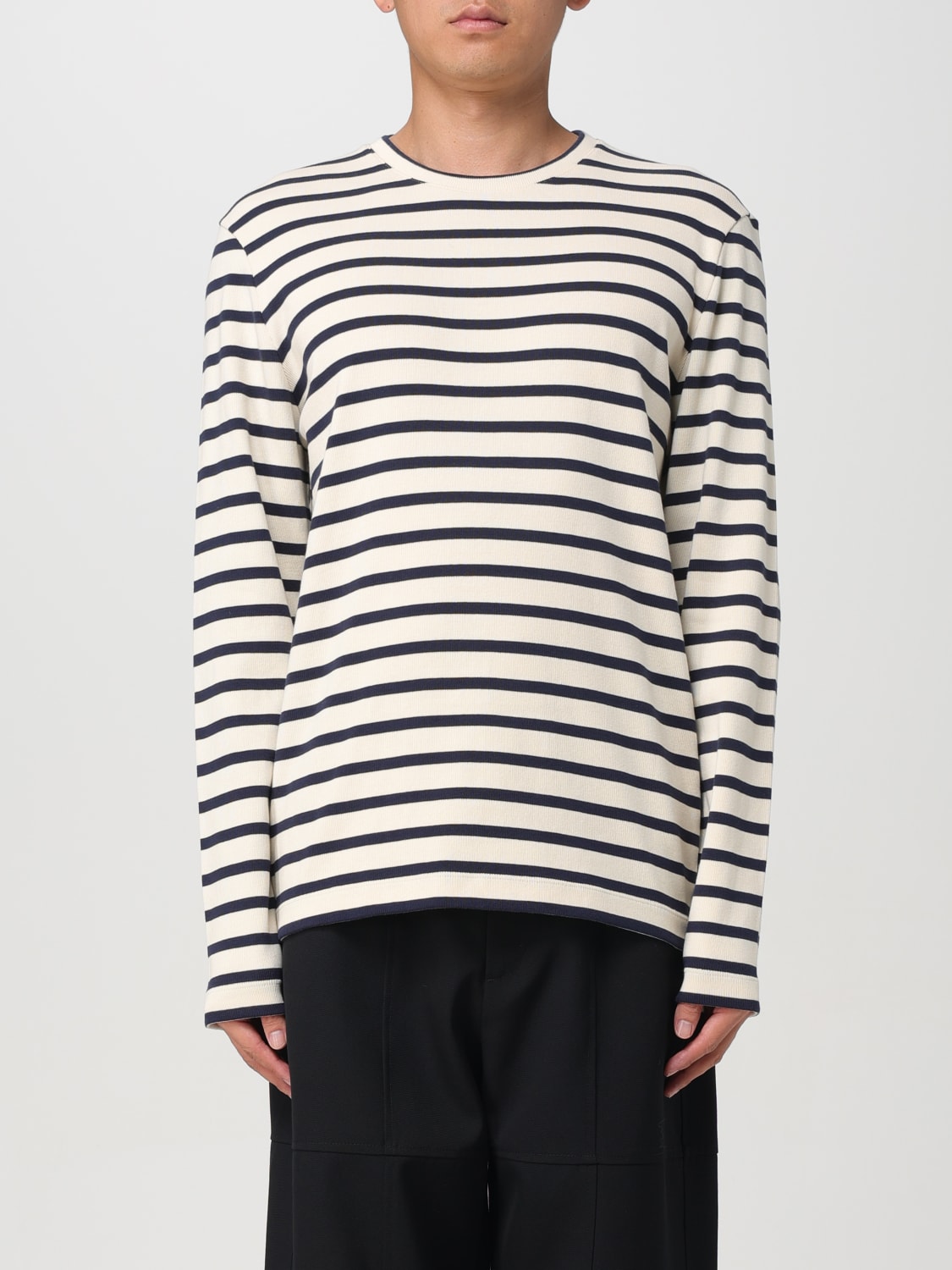 Giglio T-shirt Jil Sander in cotone a righe