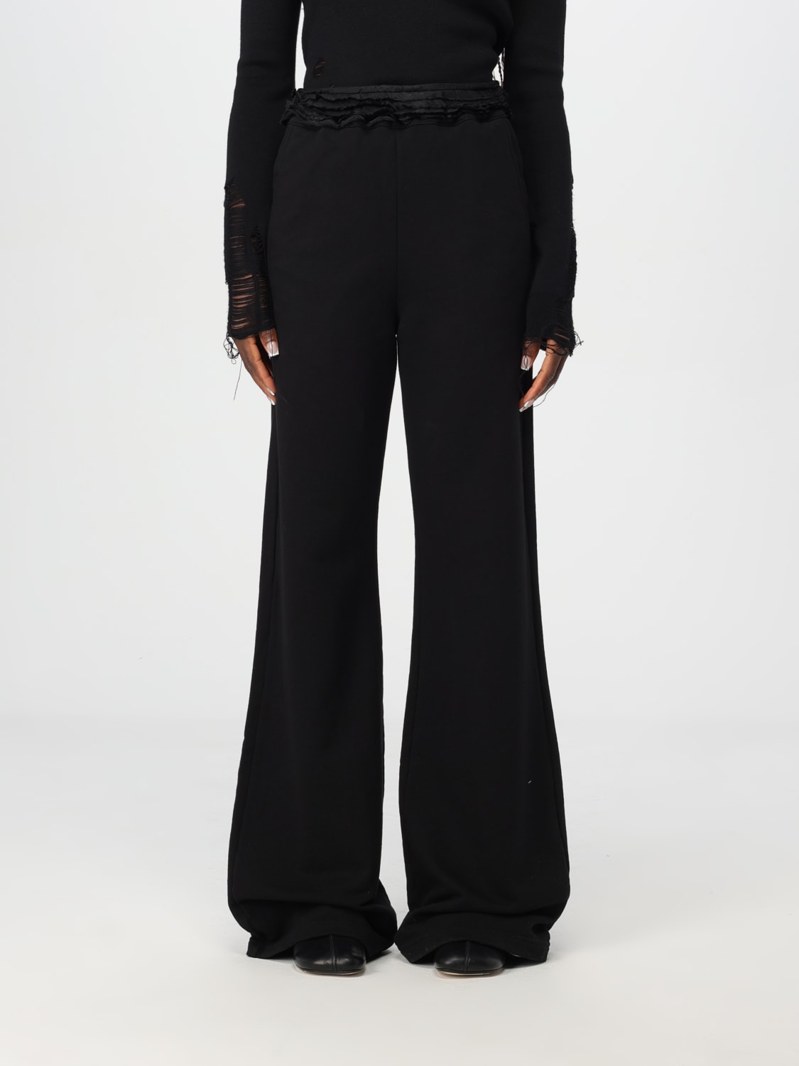 MM6 MAISON MARGIELA PANTS: Pants woman Mm6 Maison Margiela, Black - Img 1